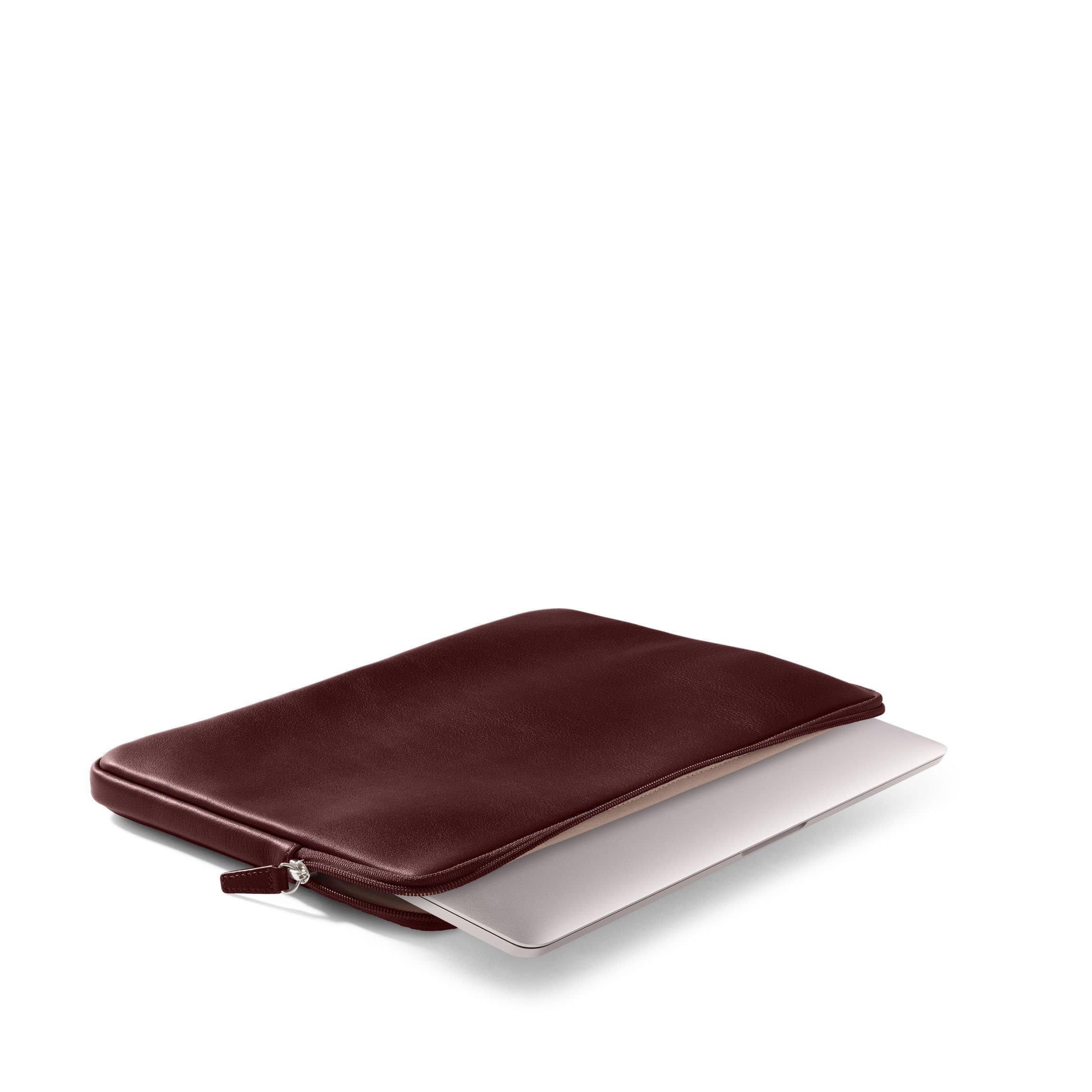 13 Inch MacBook Sleeve | Full Grain Leather, Slim Tech Case