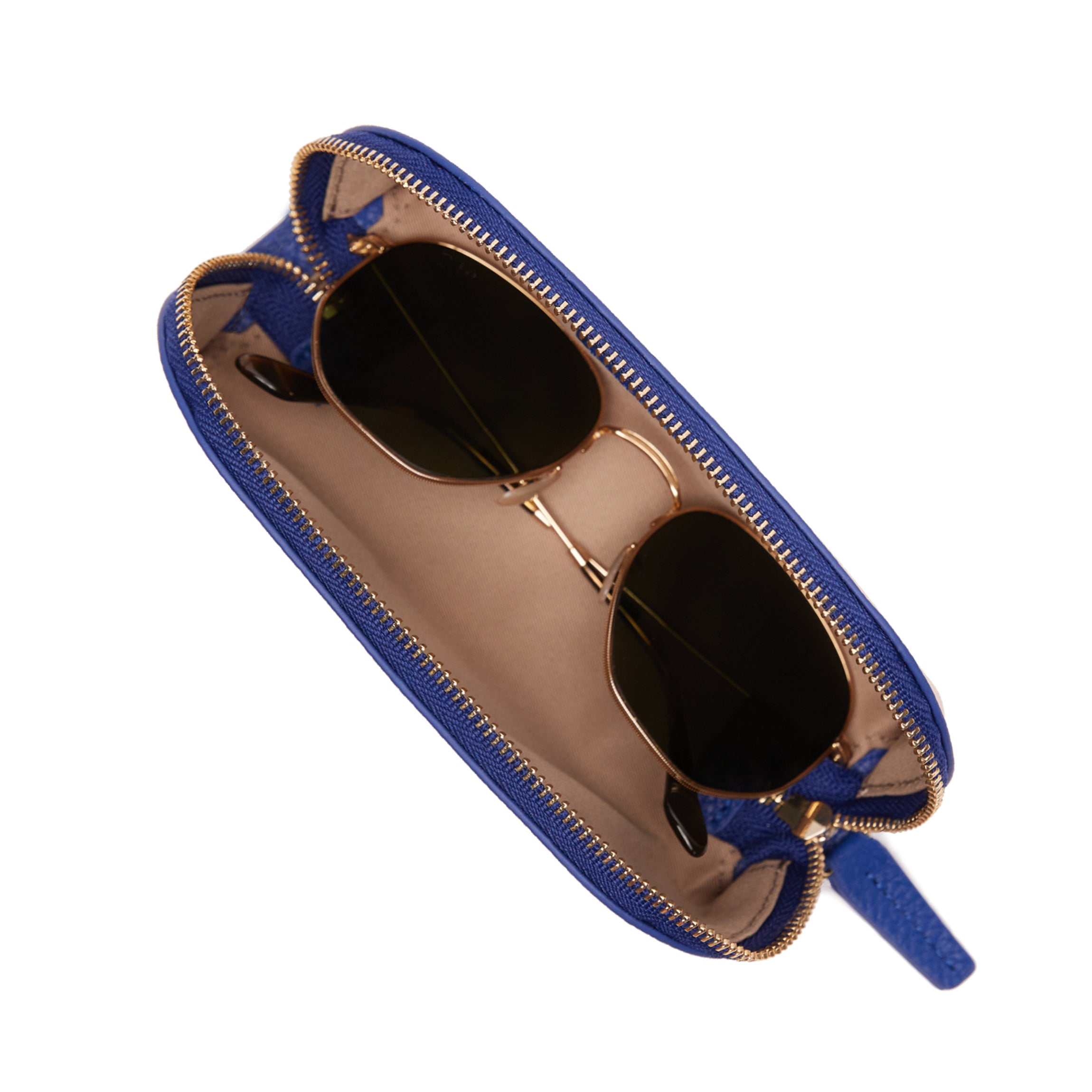 Zip Sunglass Case | Full grain leather, protective eyewear storage