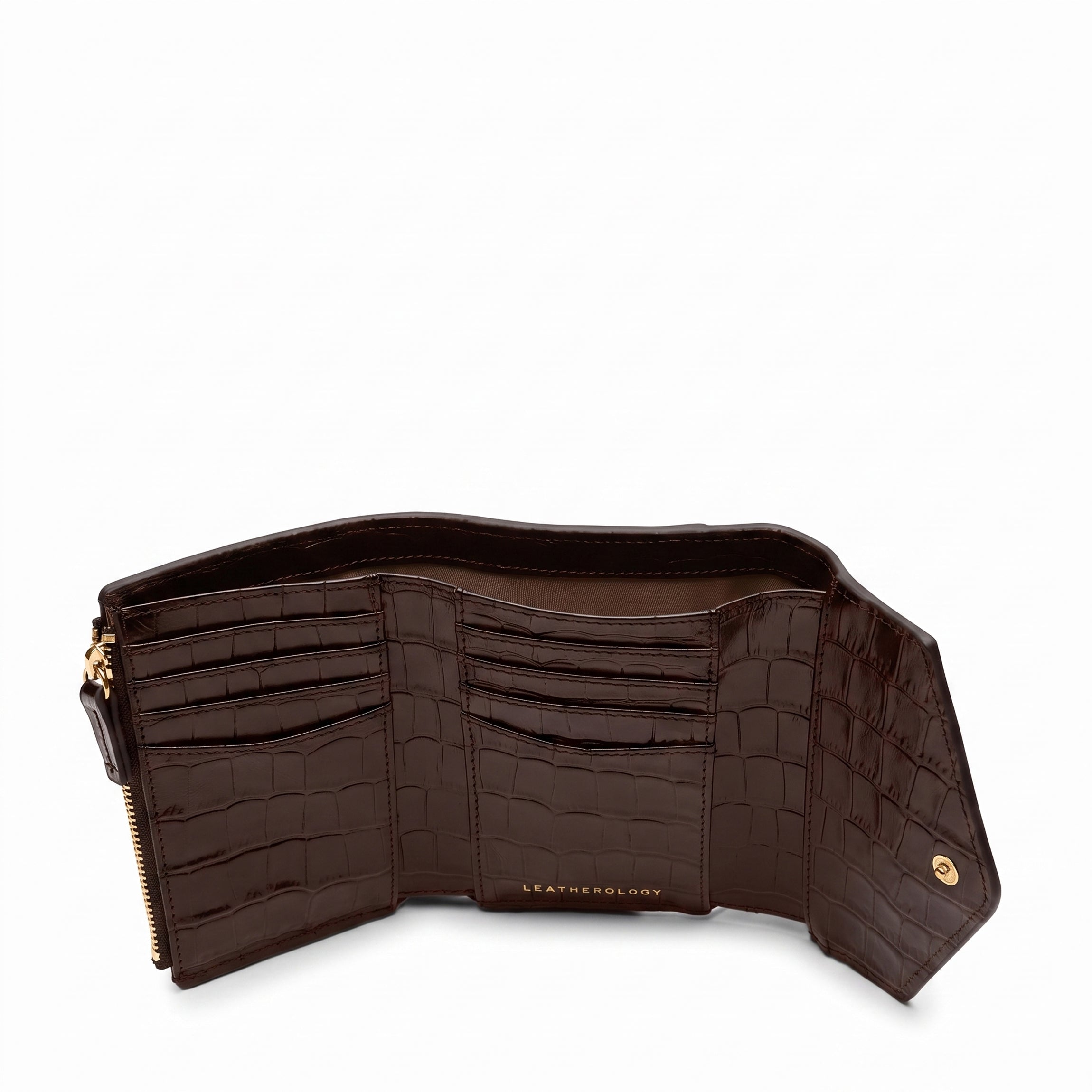 ハーフウォレット Haven Trifold Wallet | Full Grain Leather, Compact Organization