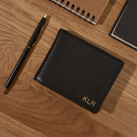 Thin Bifold Wallet Navy Blue