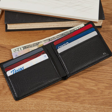 Thin Bifold Wallet Brown