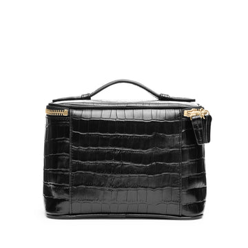 XL Train Case Black Croc