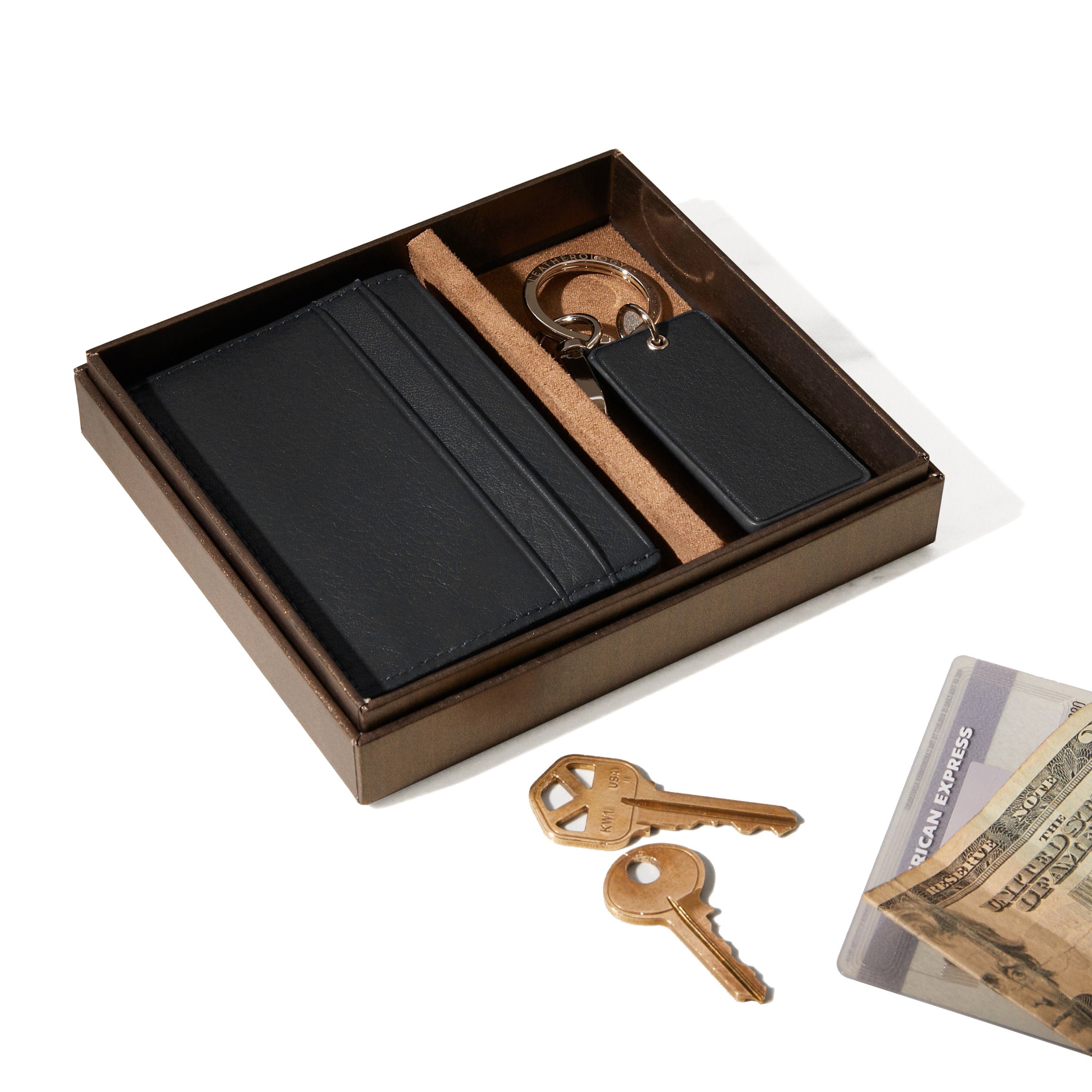 Card + Key Gift Set | Full grain leather, curated essentials