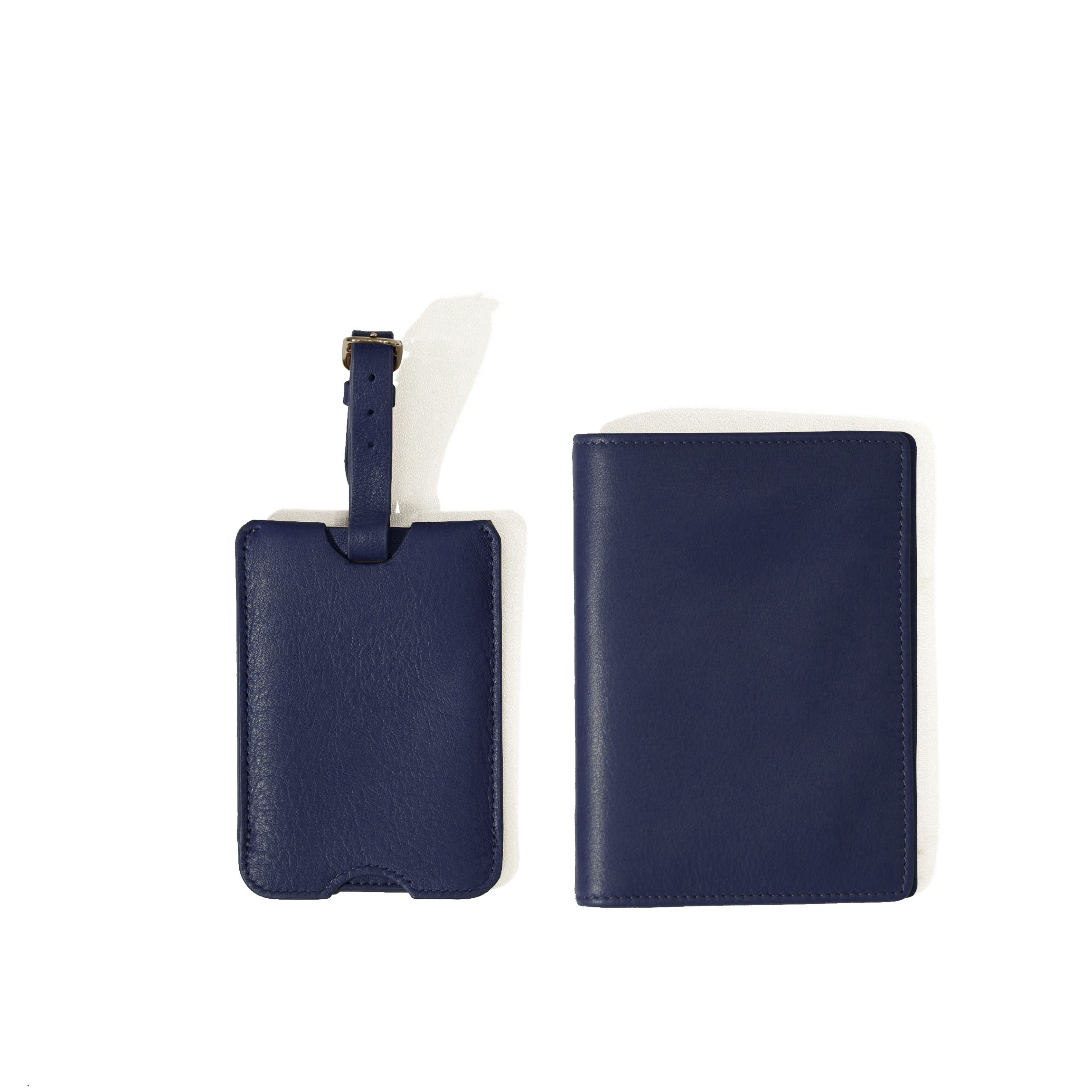 Deluxe Passport Cover + Luggage Tag Set | Full grain leather