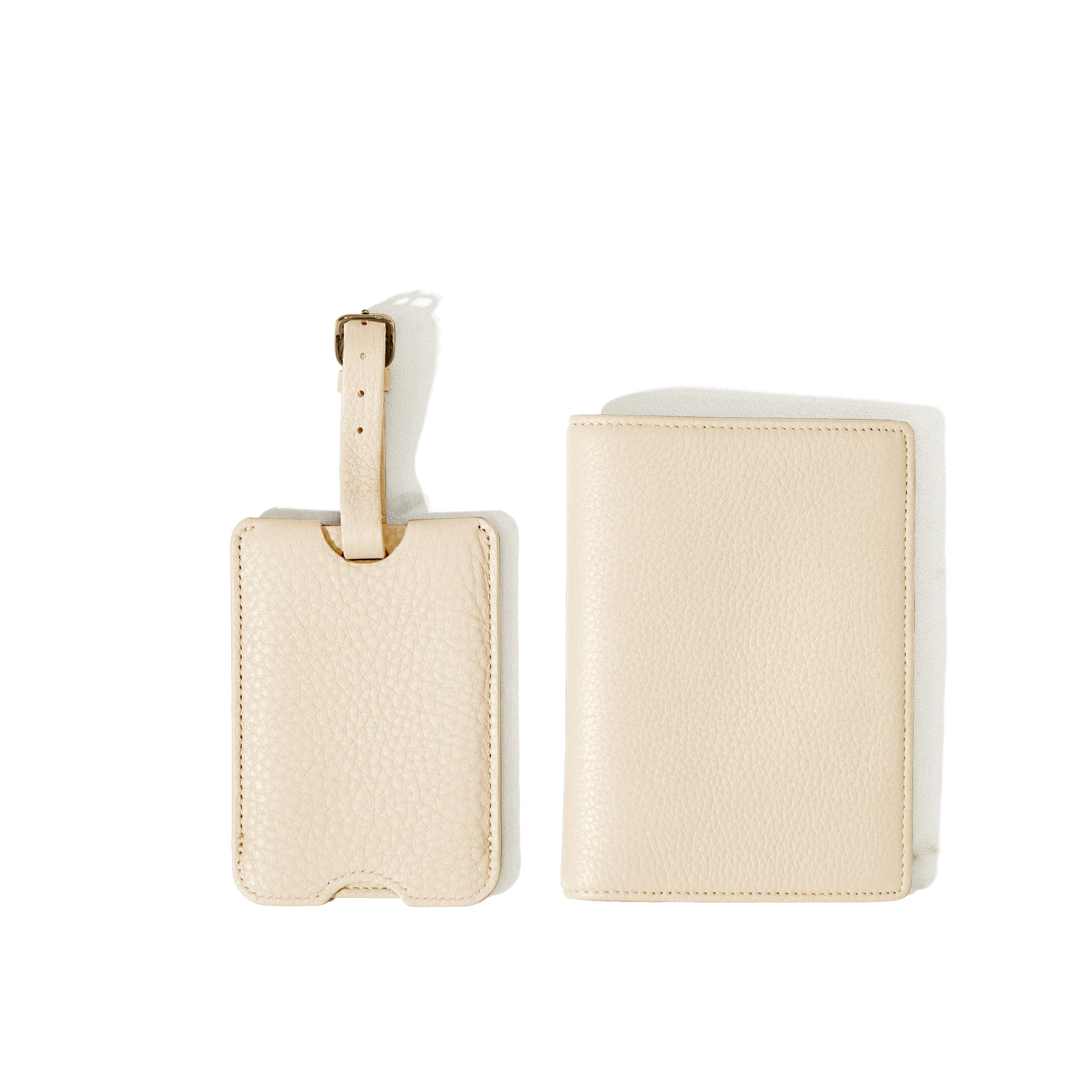 Deluxe Passport Cover + Luggage Tag Set | Full grain leather