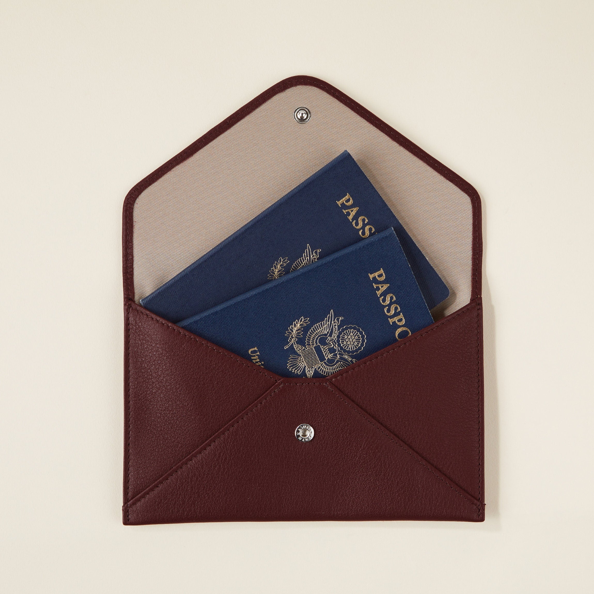 A6 Envelope Pouch | Full grain leather, compact essentials holder