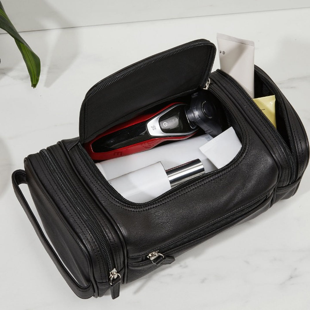 Multi Pocket Toiletry Bag Ebony