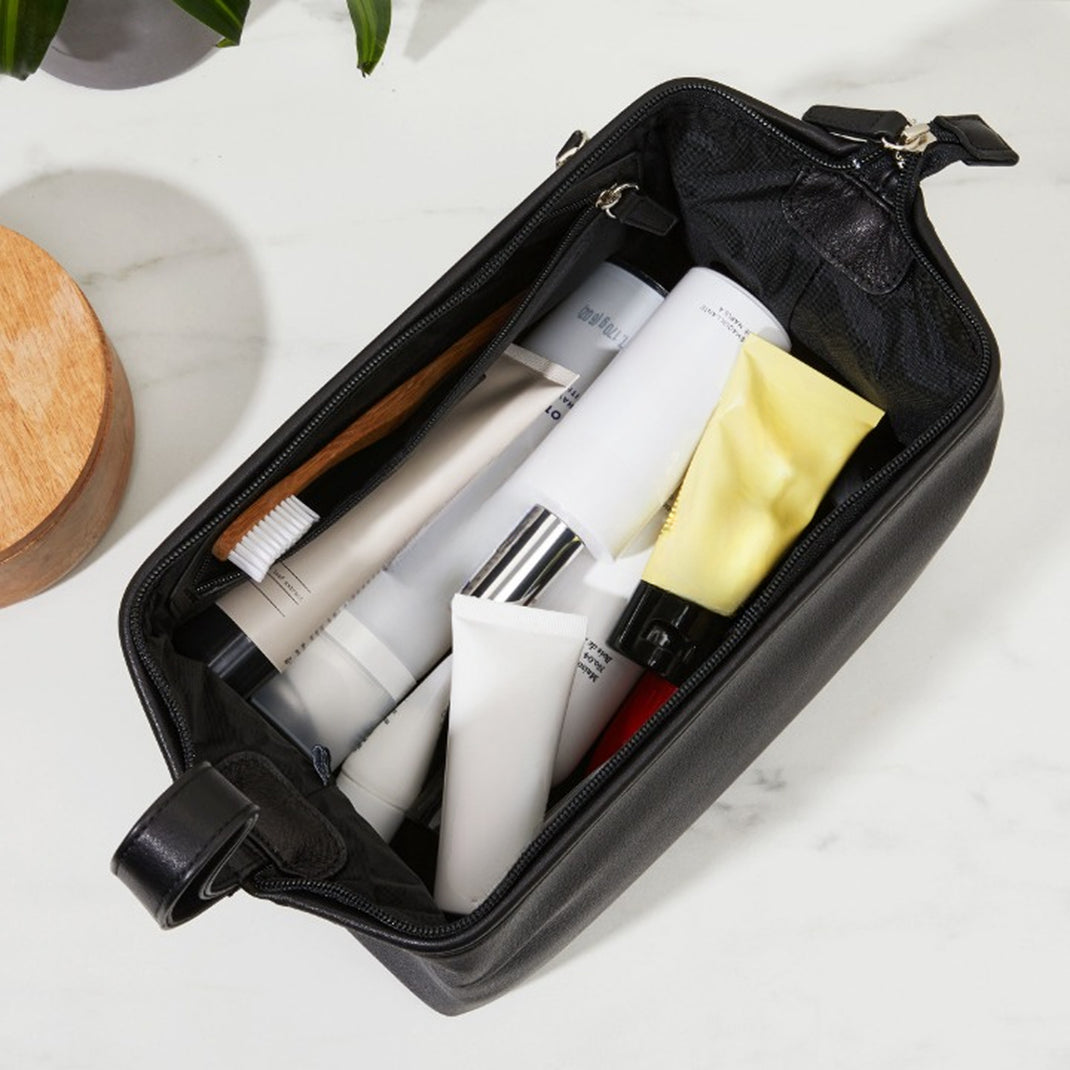 Framed Toiletry Bag Ebony
