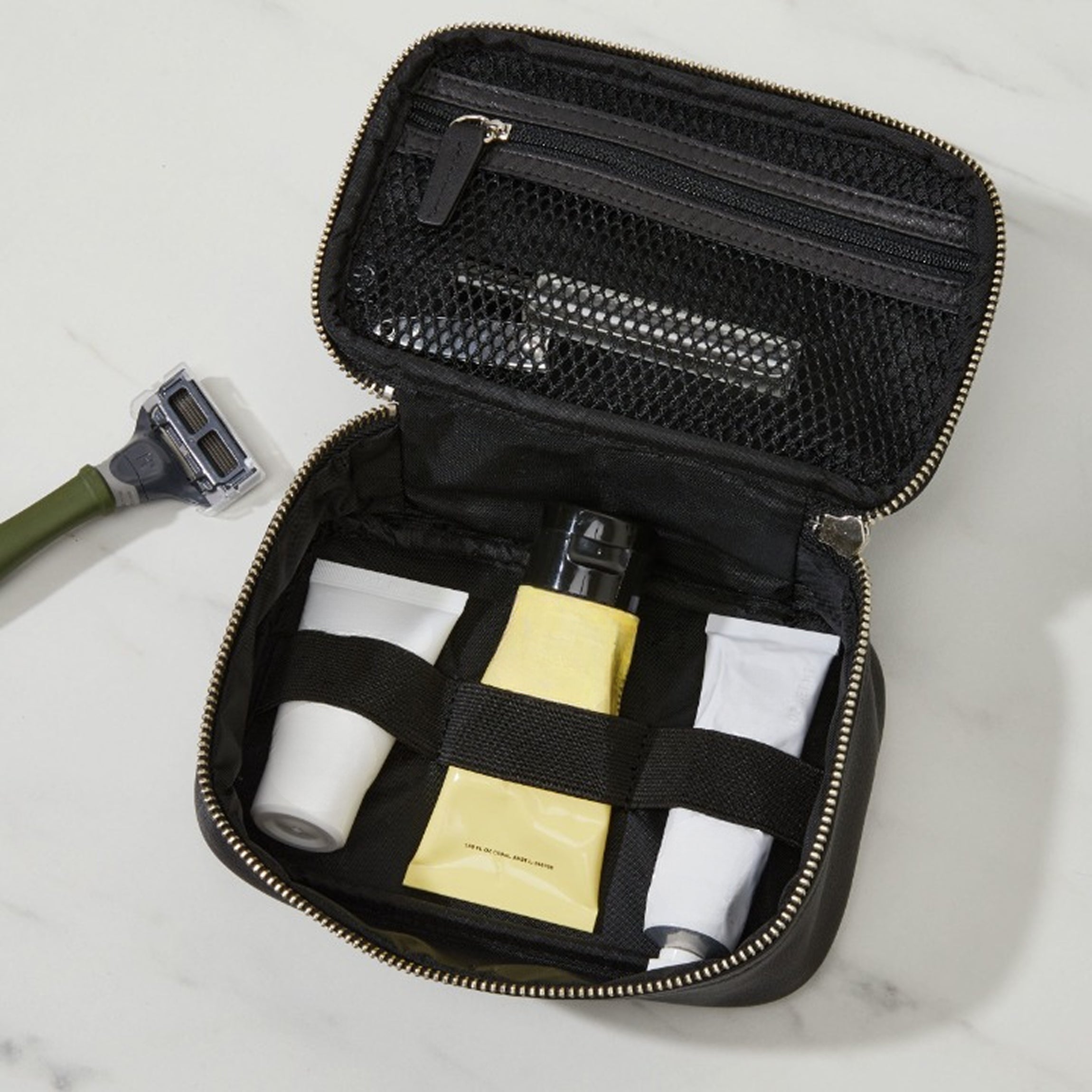 Small Travel Organizer | Full Grain Leather, Compact Travel