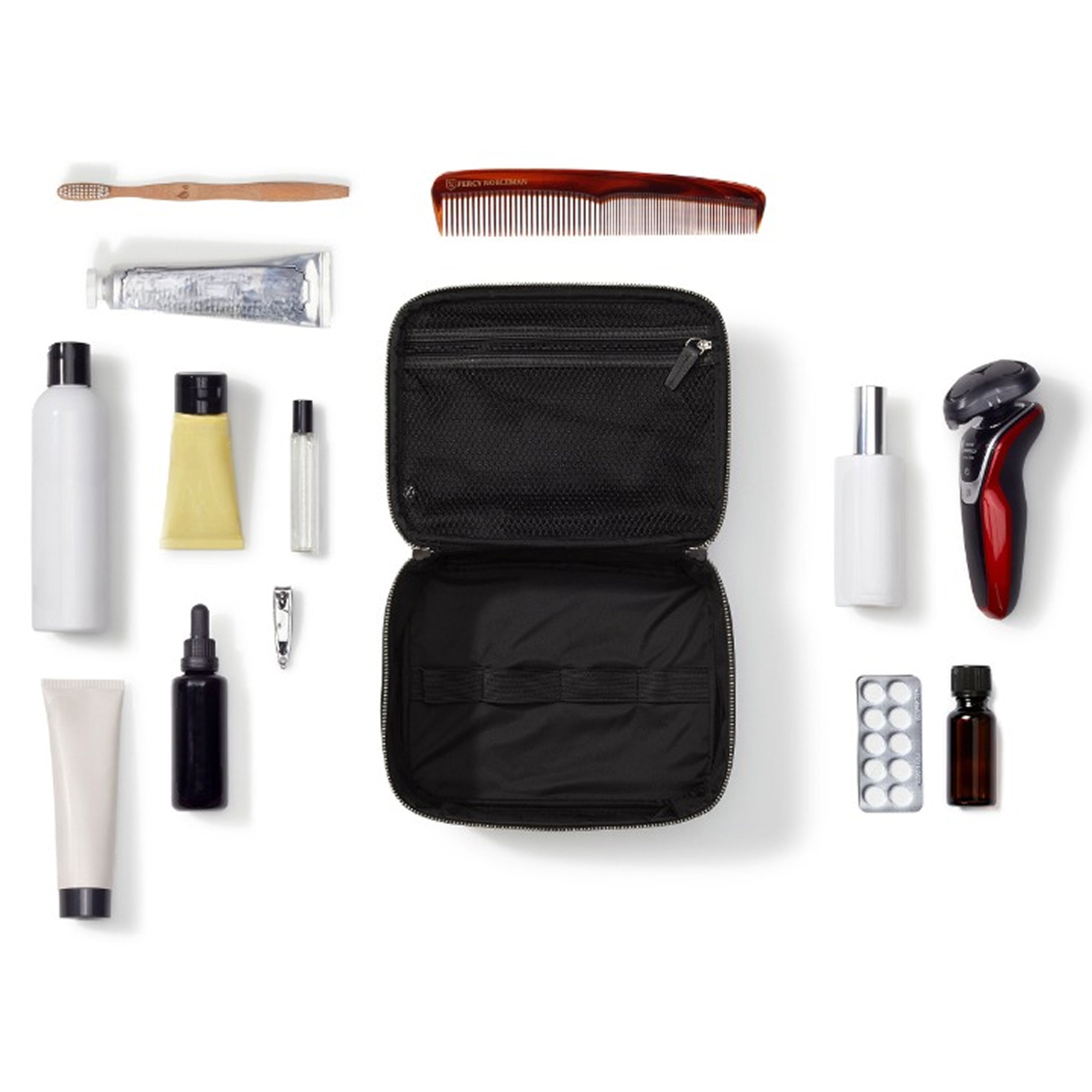 Large Travel Organizer | Full grain leather, comprehensive travel