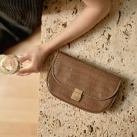 Katy Medium Saddle Bag Camel