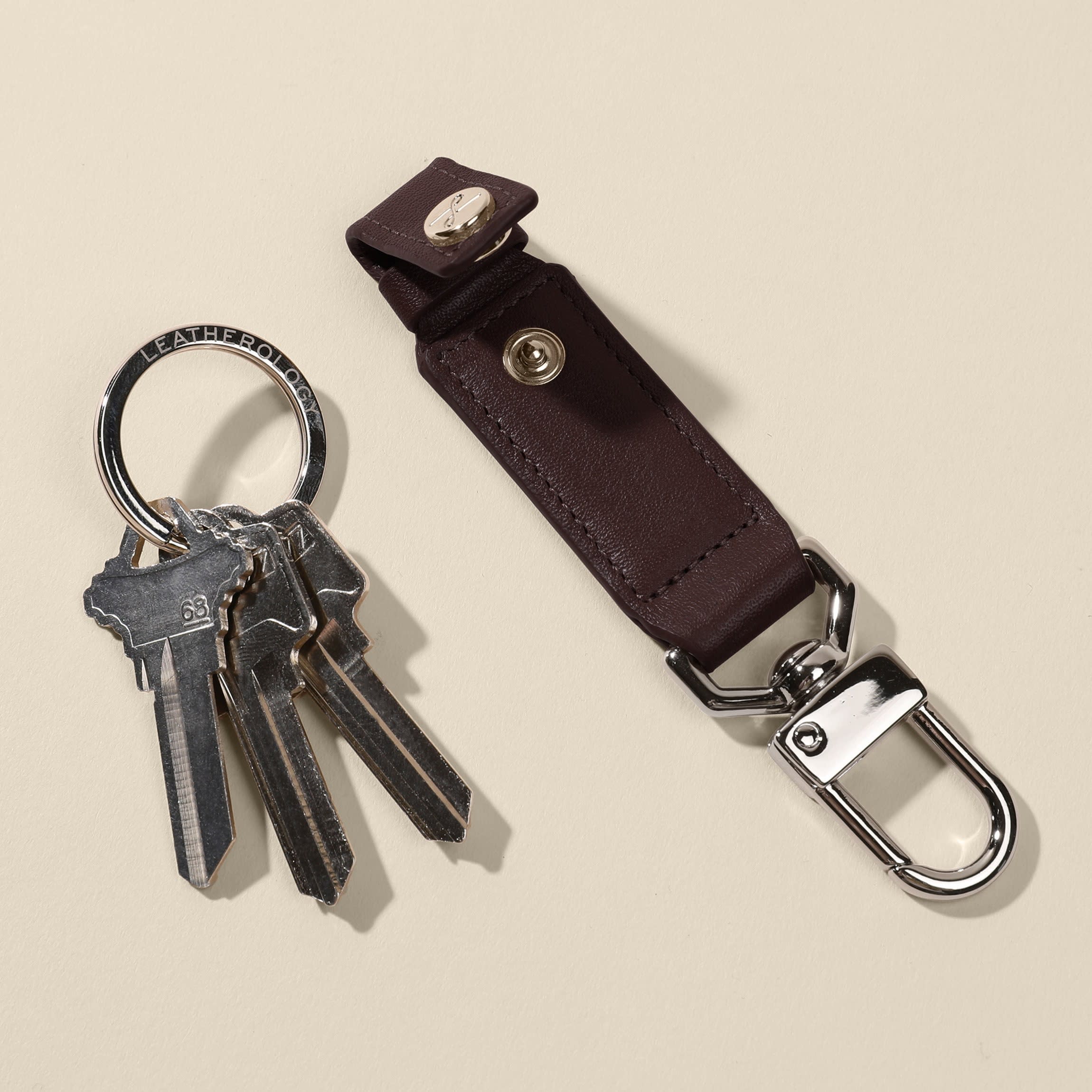 Valet Snap Keychain | Full grain leather, convenient key organizer