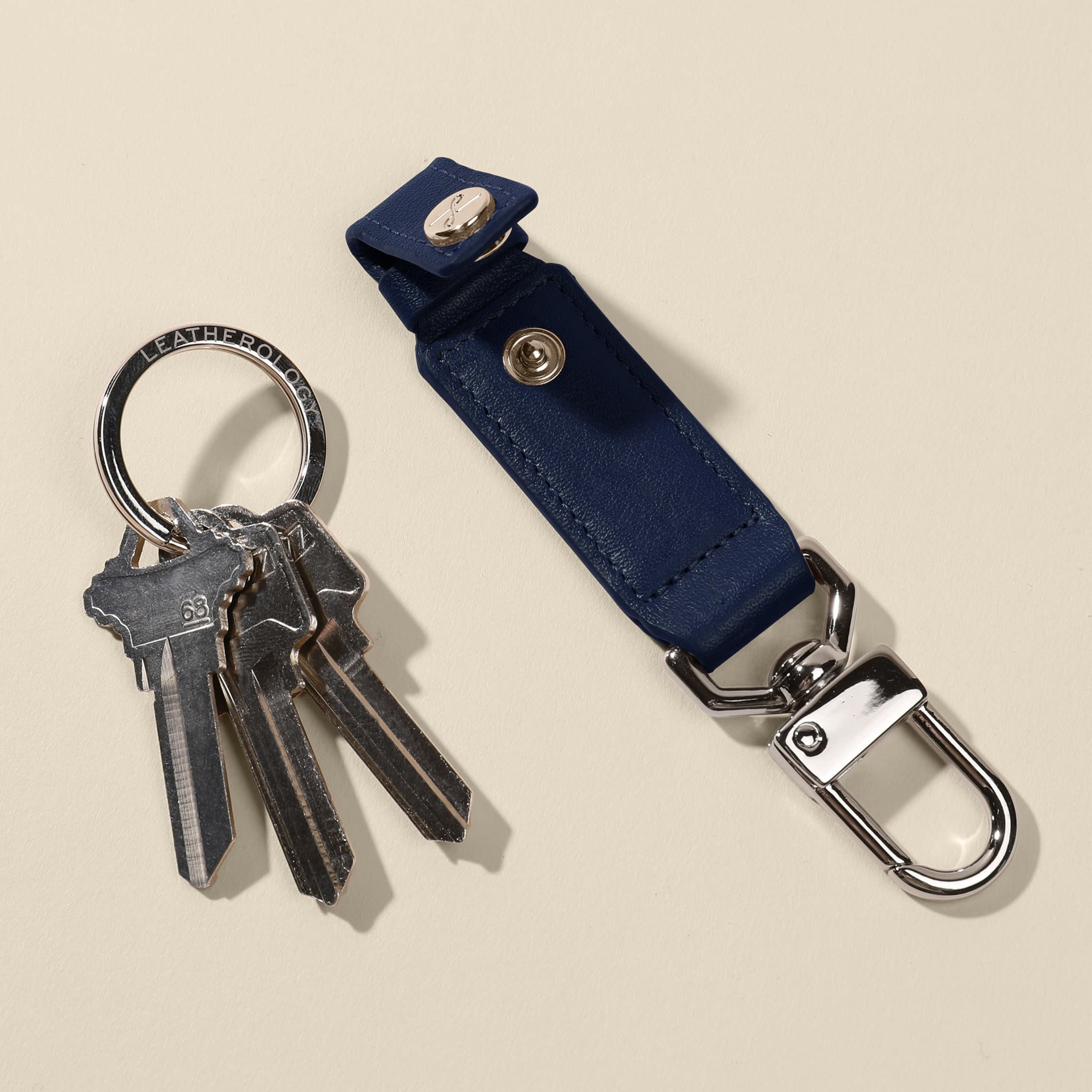 Valet Snap Keychain | Full grain leather, convenient key organizer