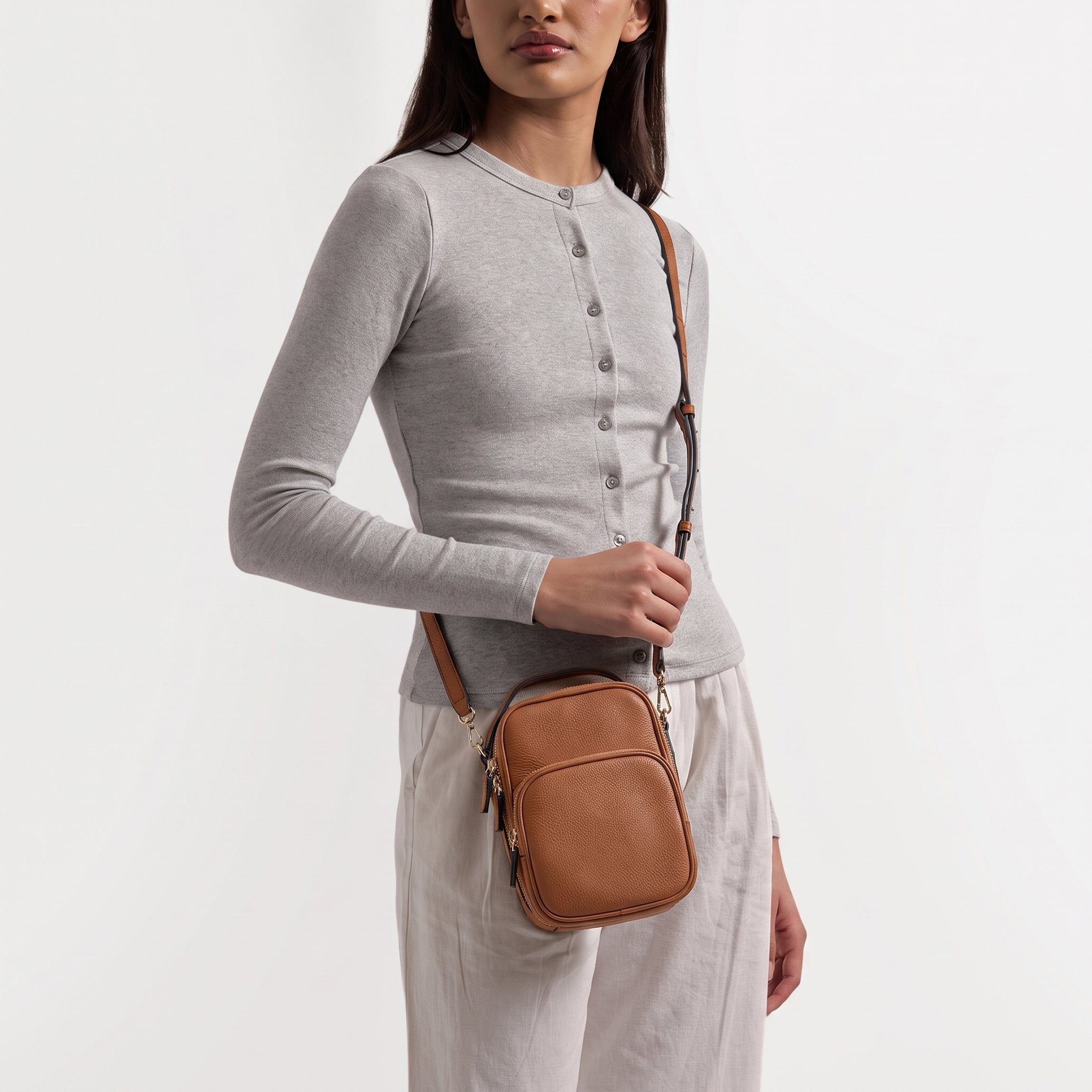 Meadow Small Sling Bag | Full Grain Leather, Compact And Stylish