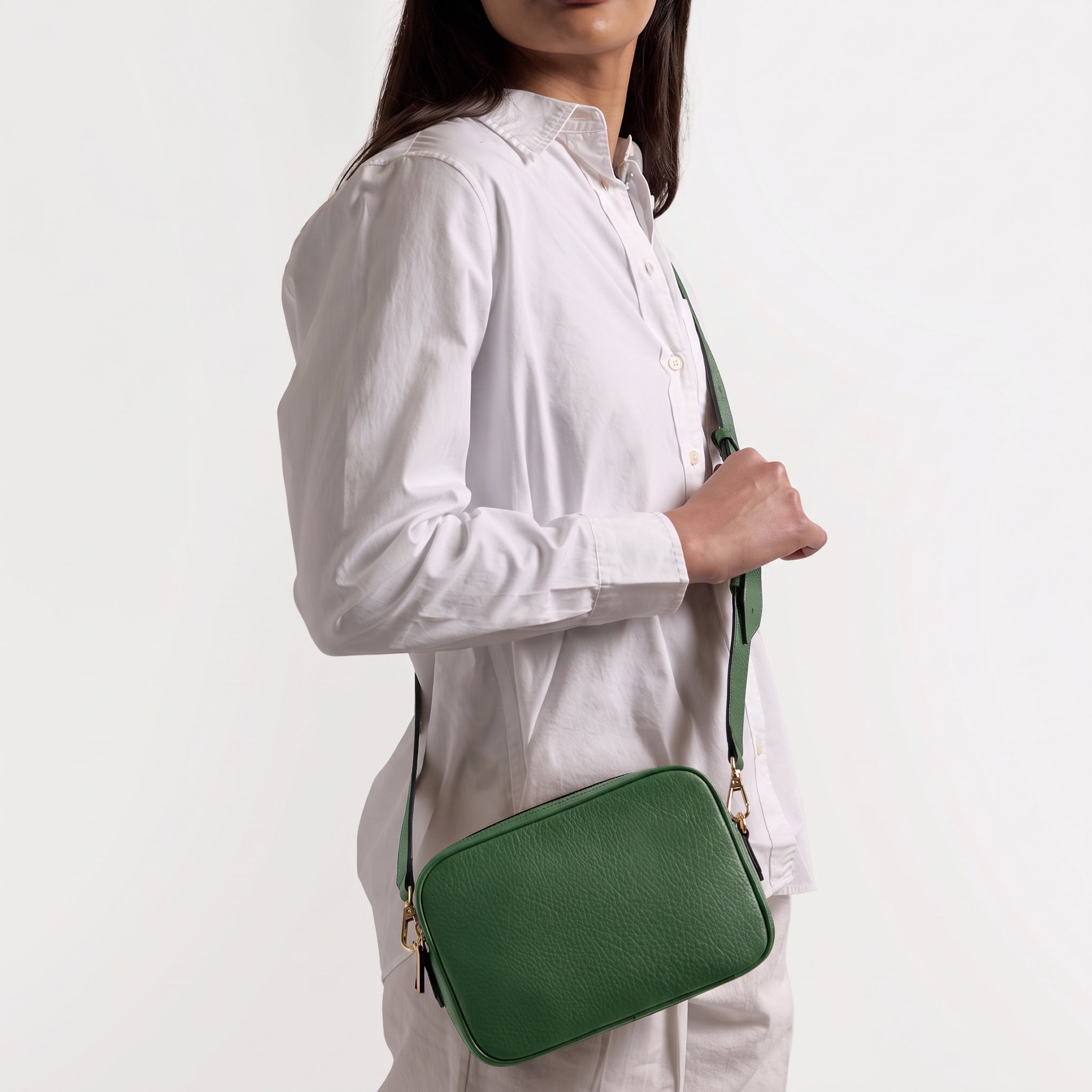 Meadow Double Zip Camera Bag | Full Grain Leather, Secure Camera
