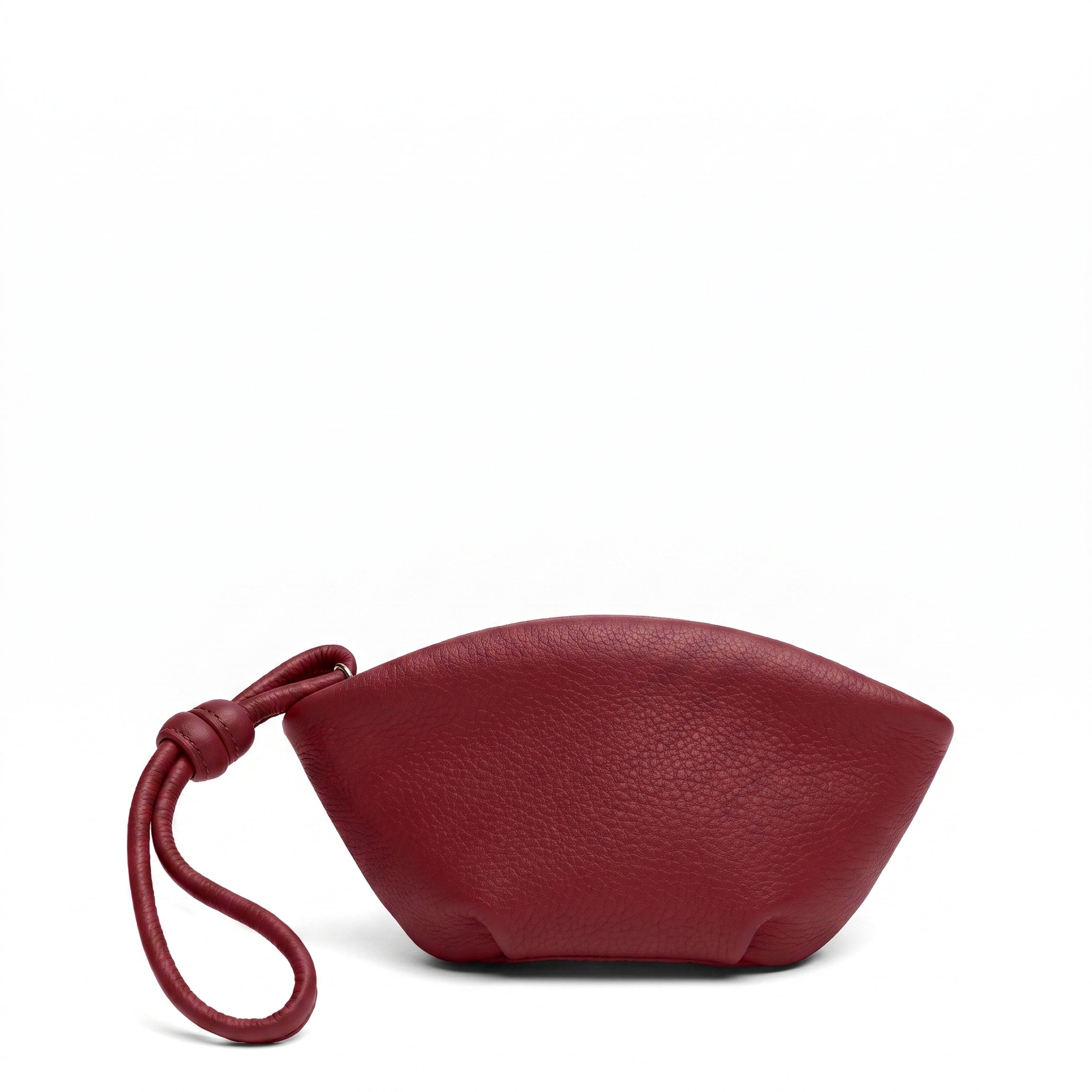 Petite Dumpling Pouch Garnet Red
