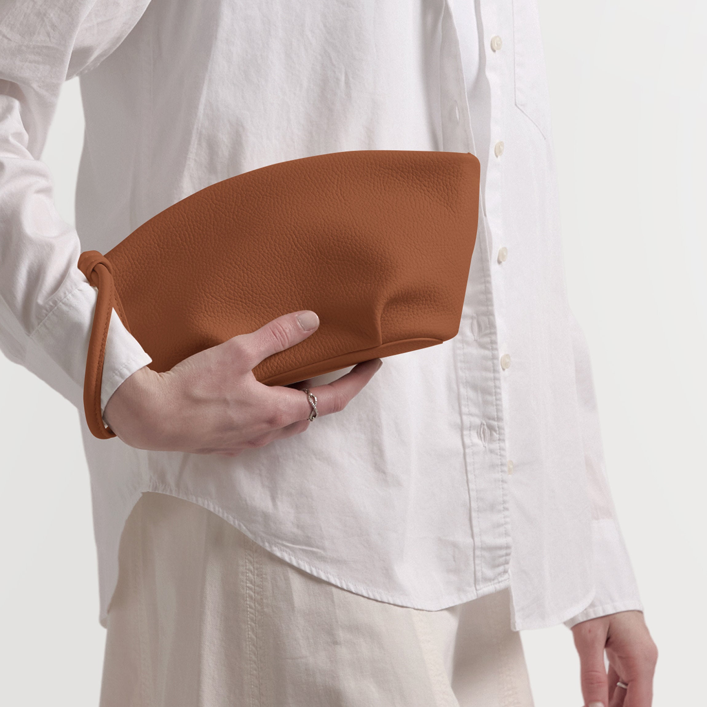 Dumpling Clutch | Full Grain Leather, Elevated Night-out Clutch