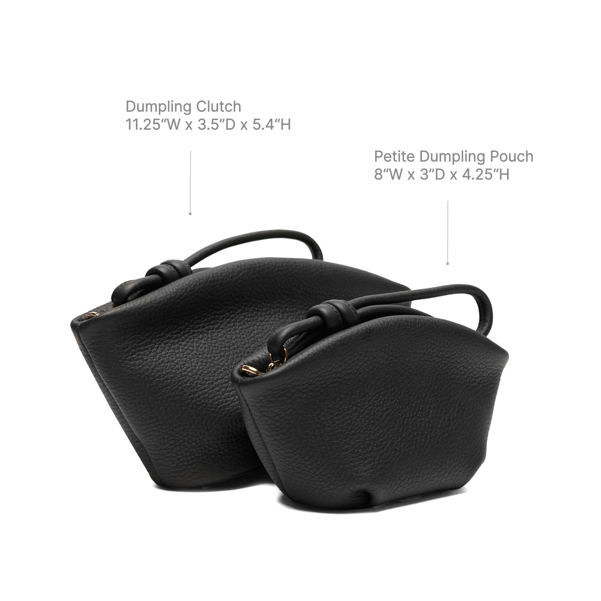 Petite Dumpling Pouch | Full Grain Leather, Compact Everyday Carry 