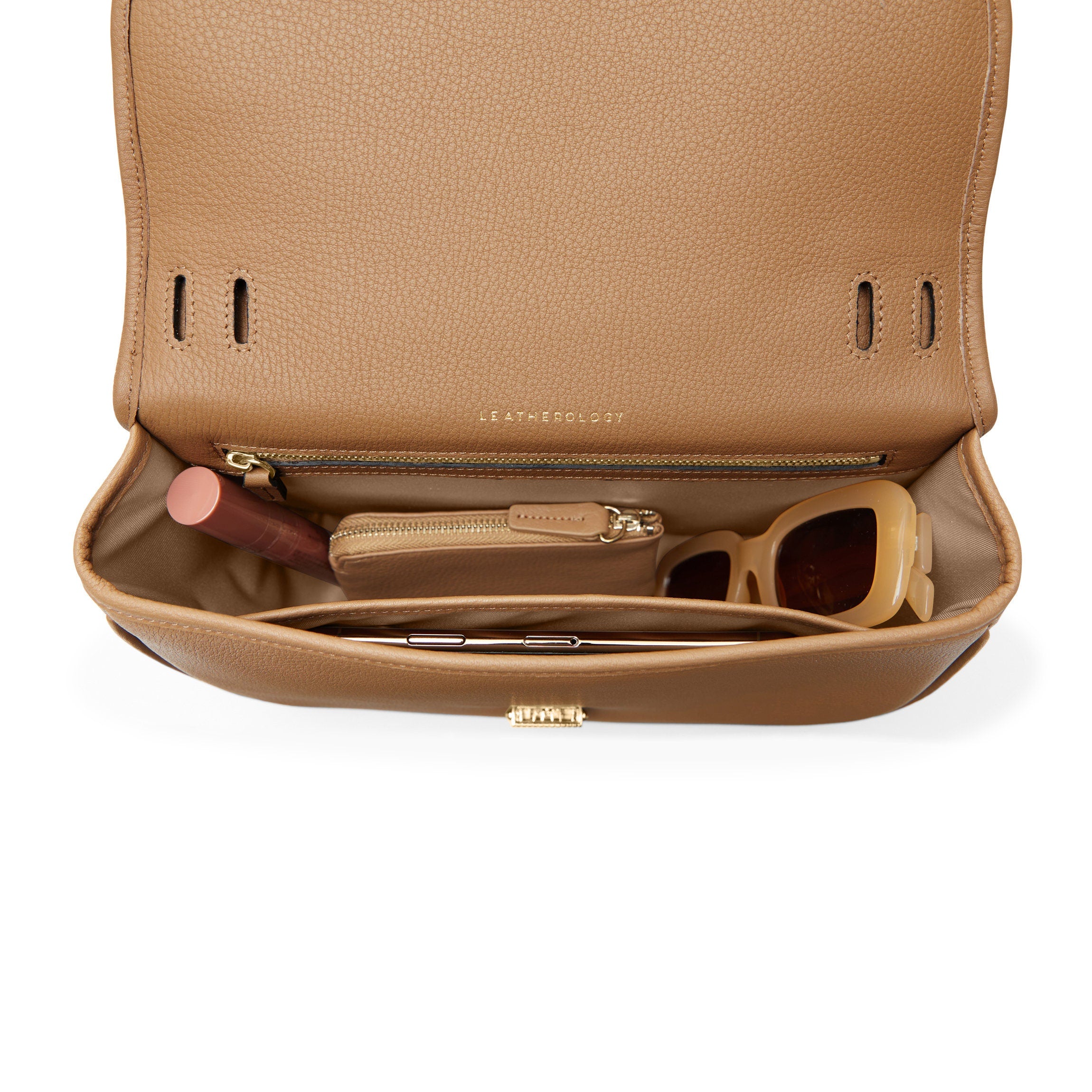 Katy Medium Saddle Bag | Full grain leather, classic
