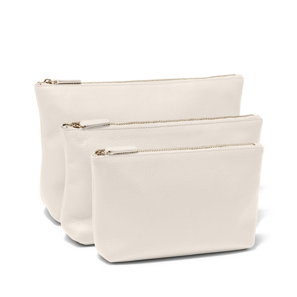 Standing Pouch Trio Ivory