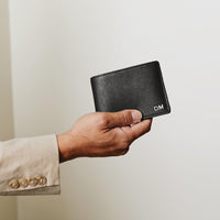 Bifold Wallet with Flap Mahogany