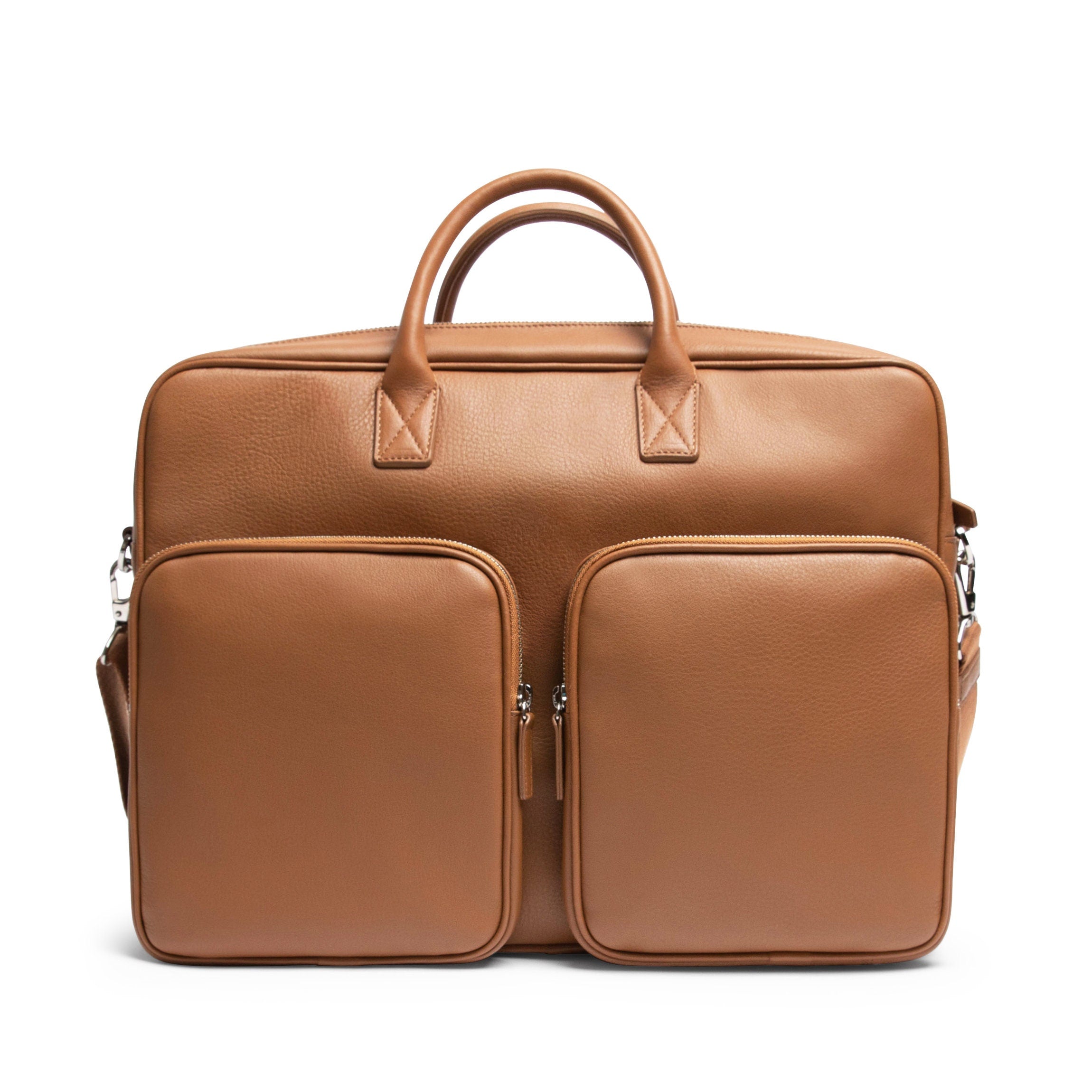 Warren Large Brief Bag Cognac