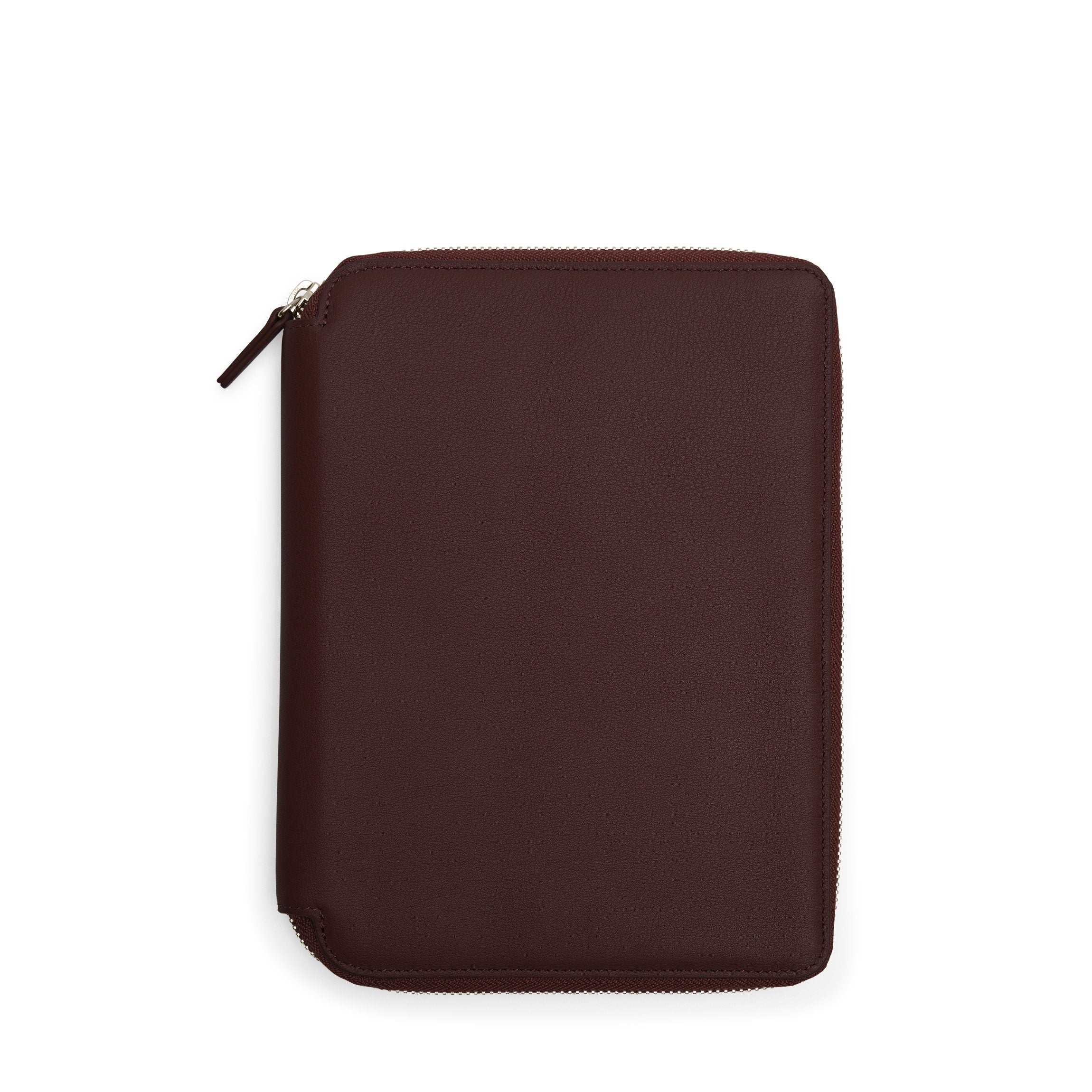 A5 Junior Zippered Padfolio | Full Grain Leather, Compact Note