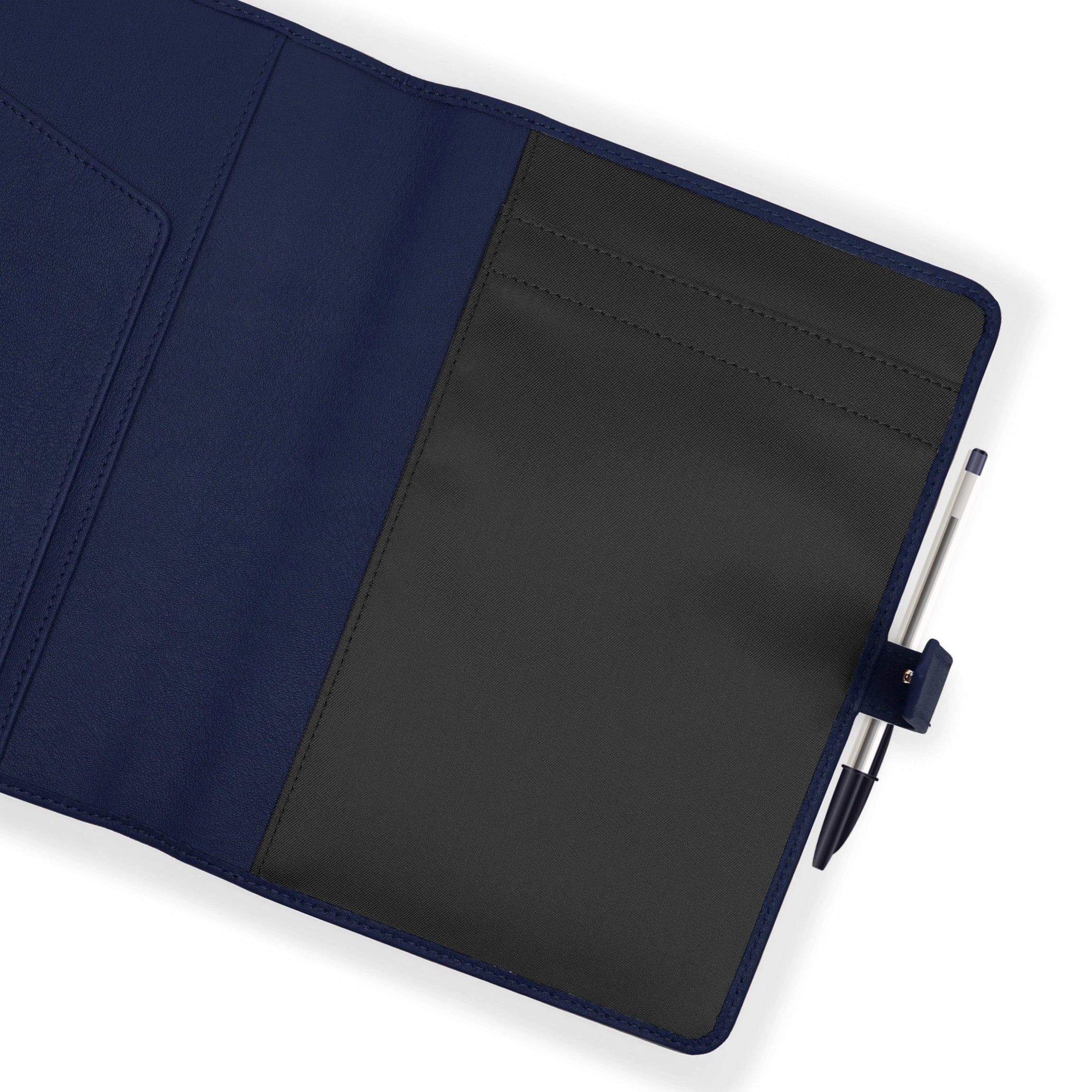 メモ帳 A5 Junior Snap Padfolio | Full grain leather, compact productivity