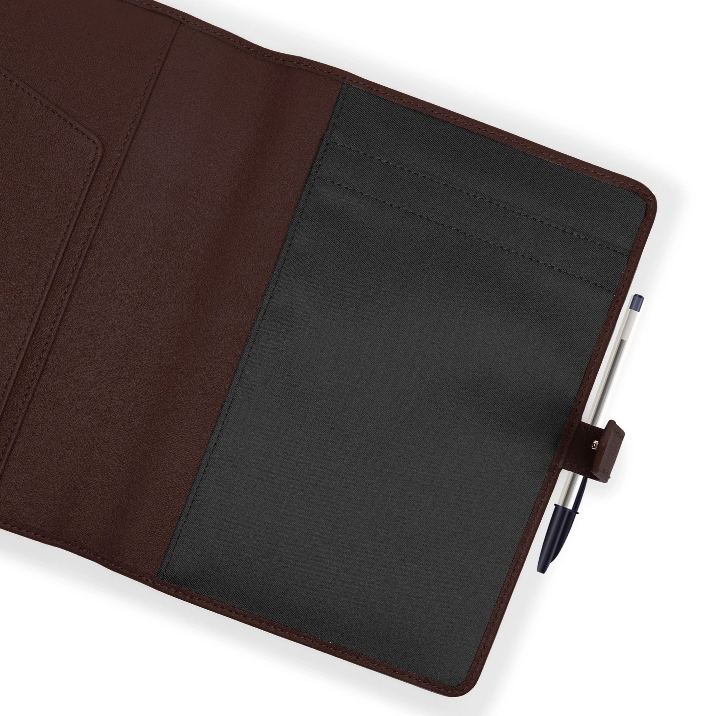 A5 Junior Snap Padfolio | Full grain leather, compact productivity