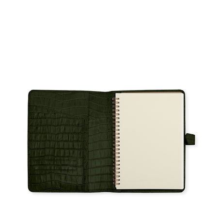 Hers - Snap Spiral Journal Forest Croc