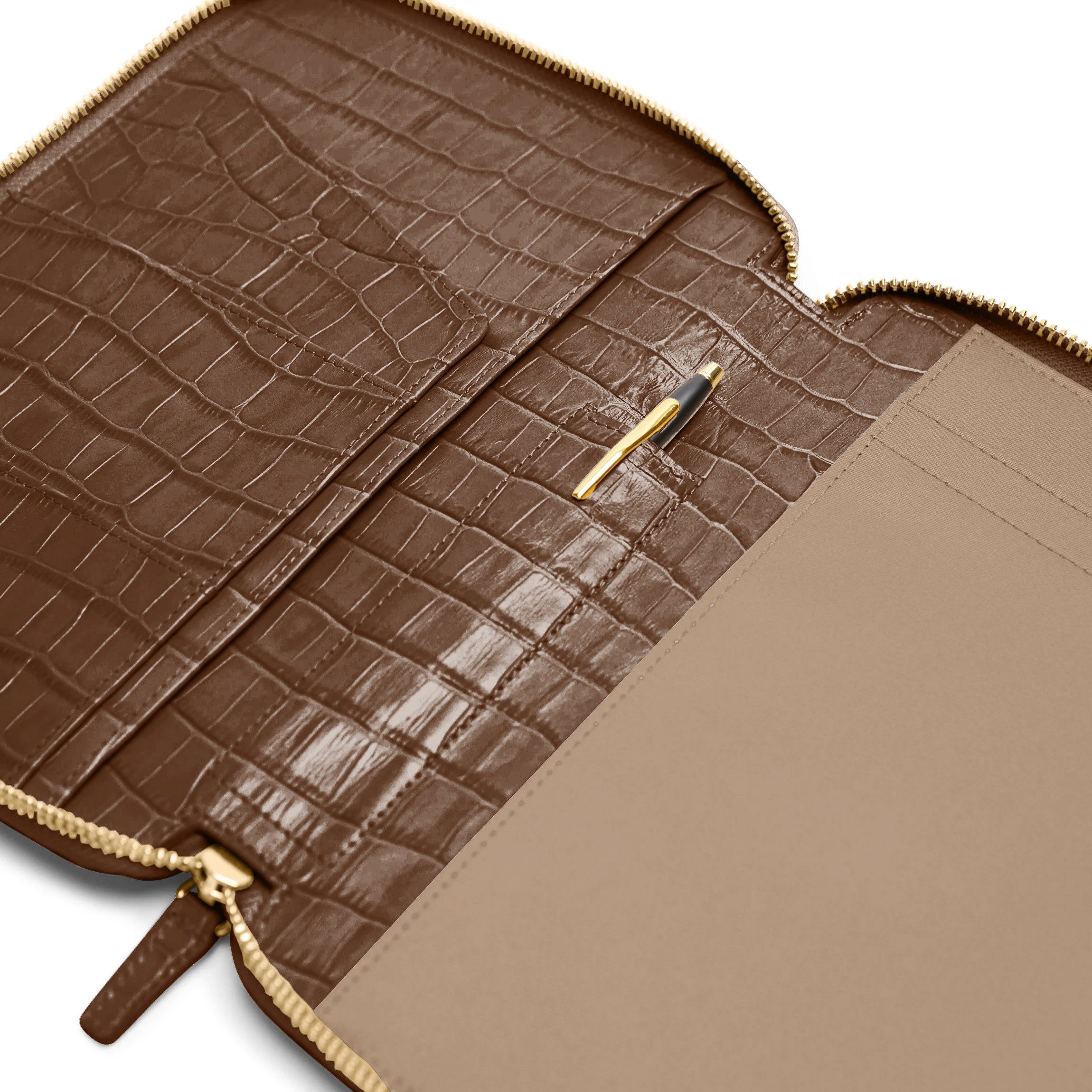 A5 Zippered Journal | Full grain leather, compact and secure