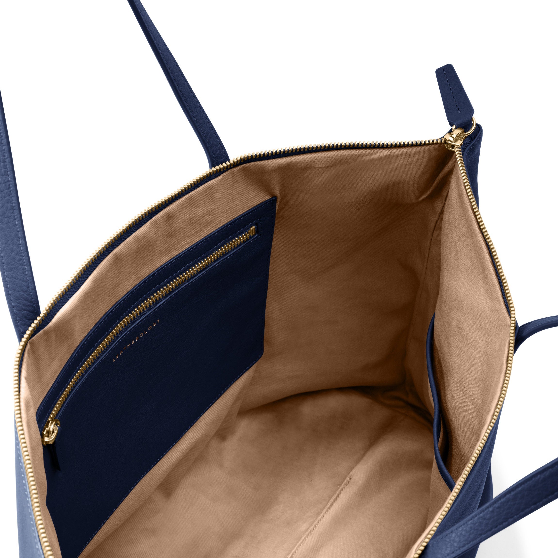 Aleena Soft Zippered Tote | Full grain leather, versatile everyday