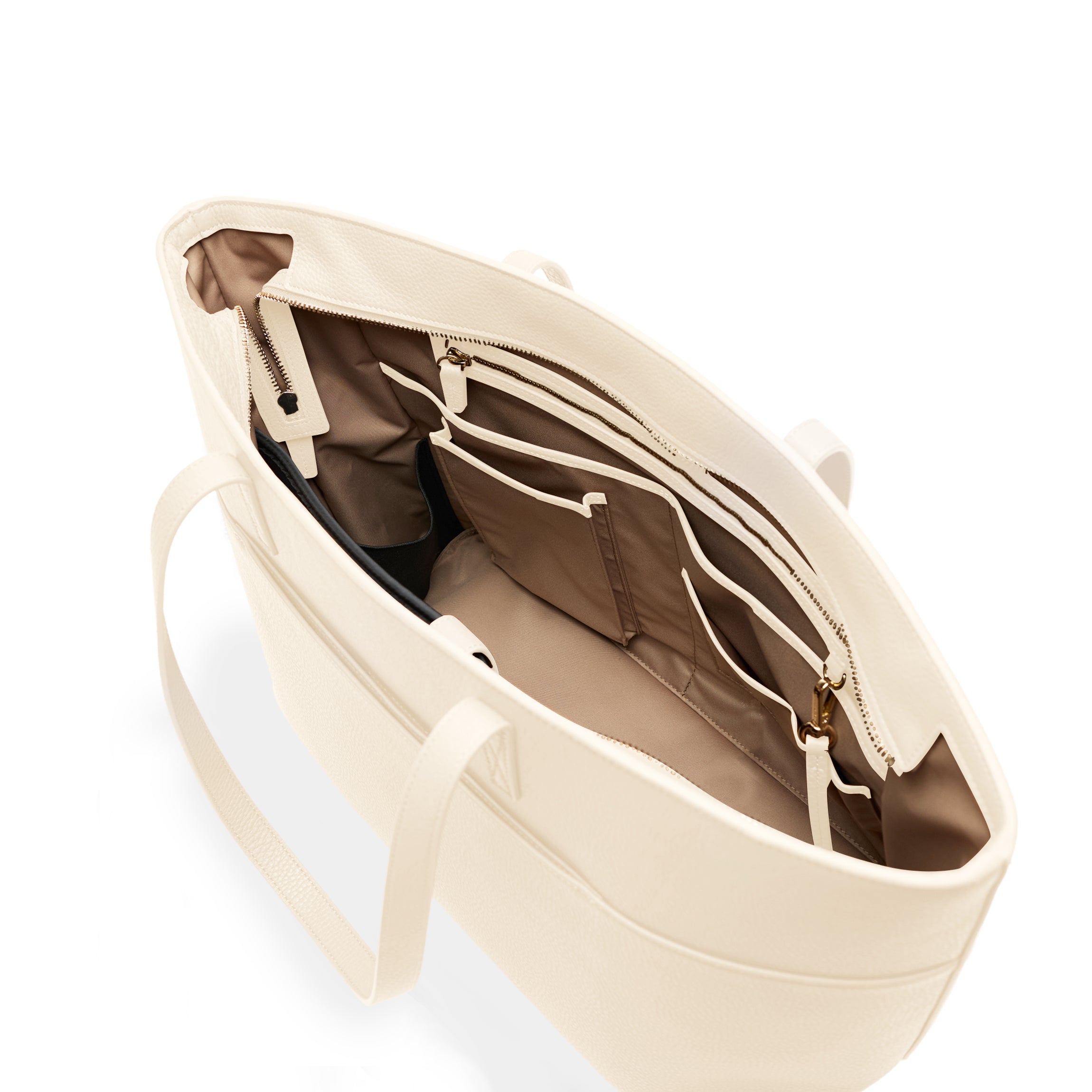 Alex Horizontal Work Tote | Full Grain Leather, Smart Professional