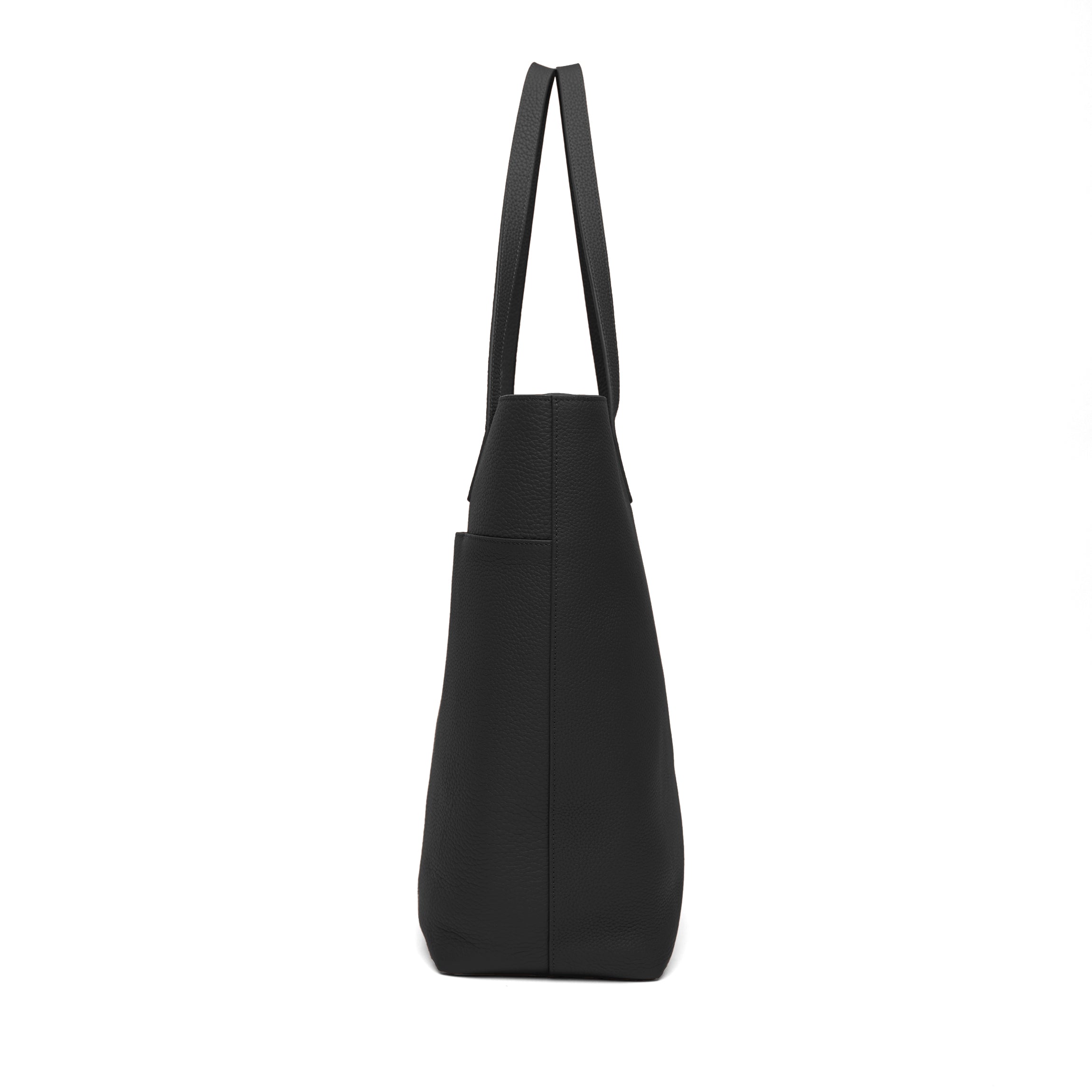 Alex Vertical Work Tote | Full grain leather, sleek and spacious