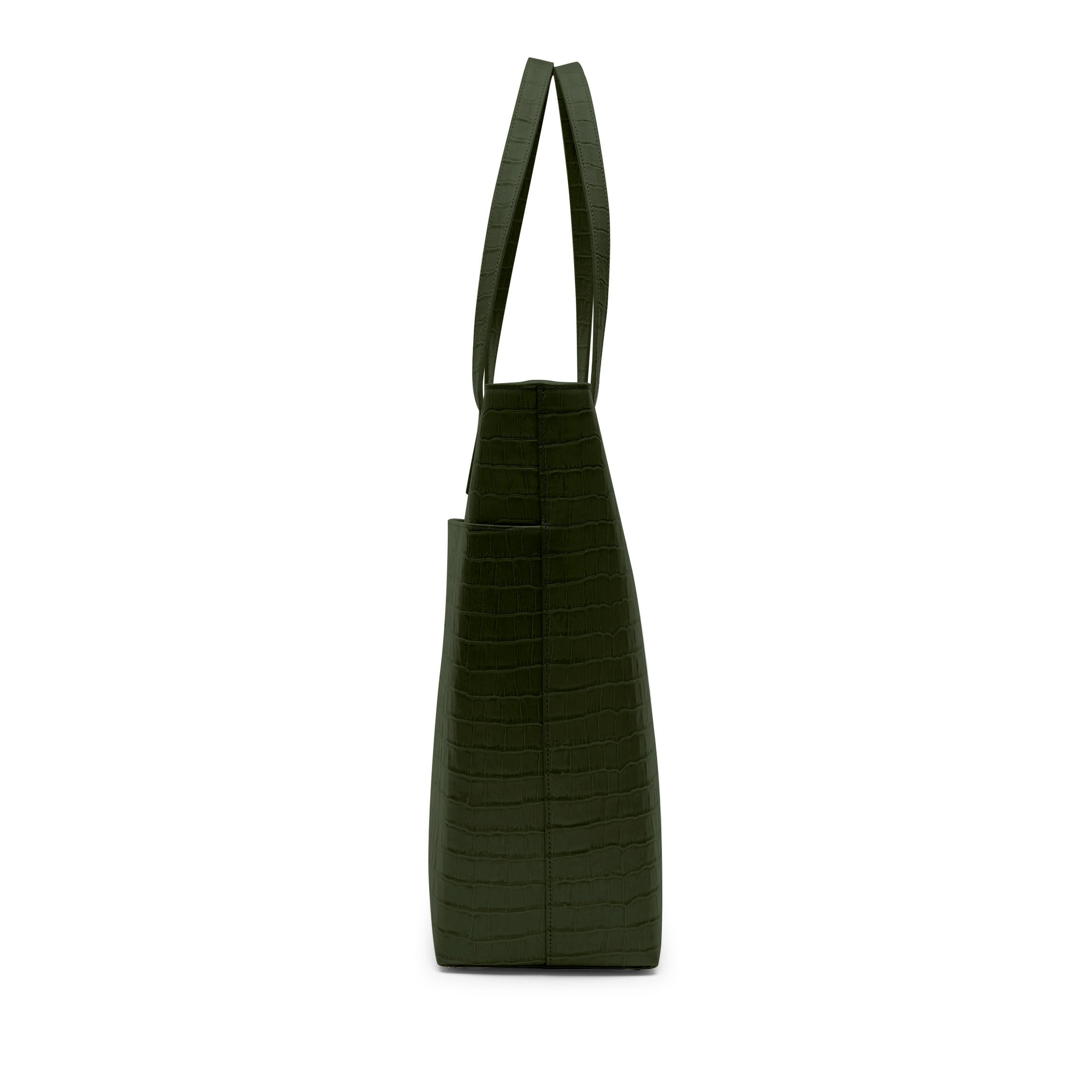 Alex Vertical Work Tote | Full grain leather, sleek and spacious