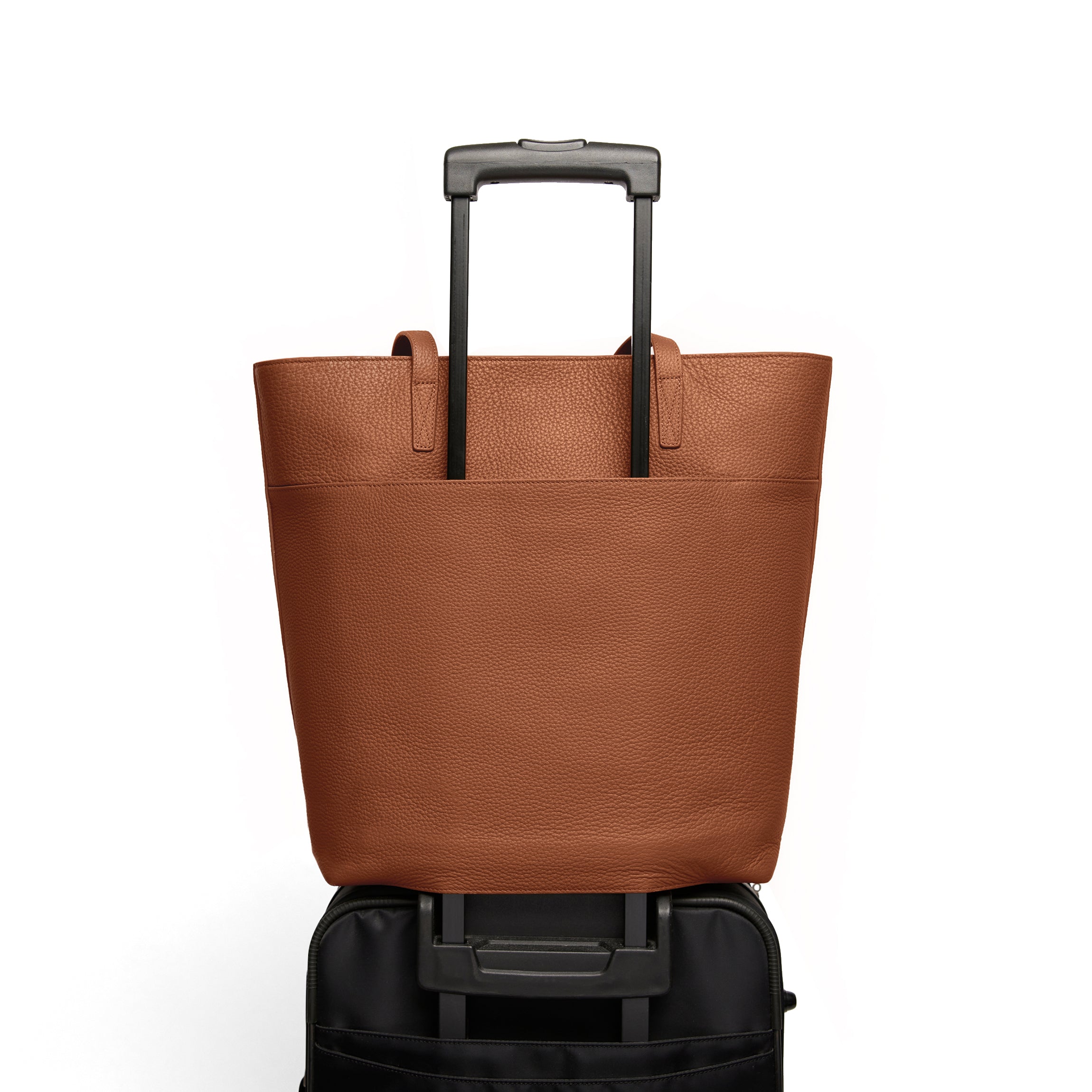Alex Vertical Work Tote | Full Grain Leather, Sleek And Spacious