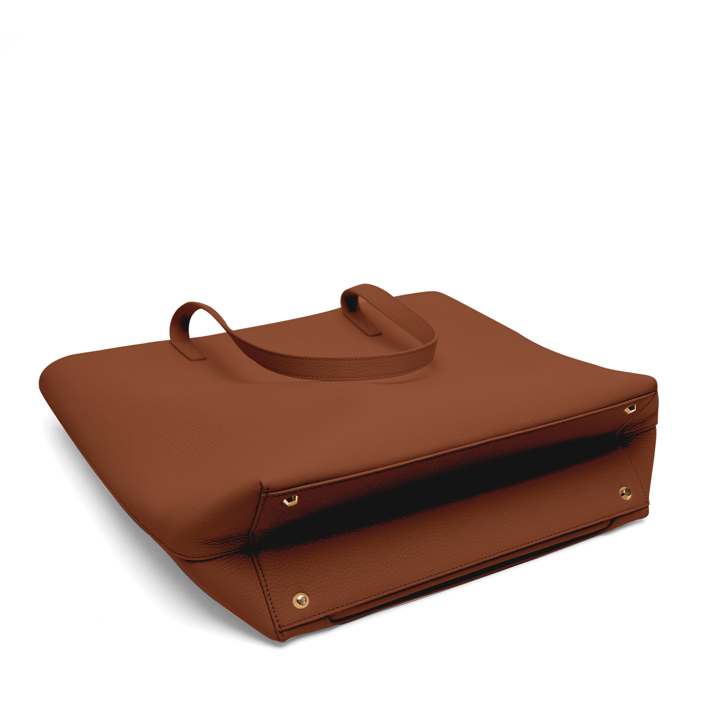 Alex Vertical Work Tote | Full Grain Leather, Sleek And Spacious