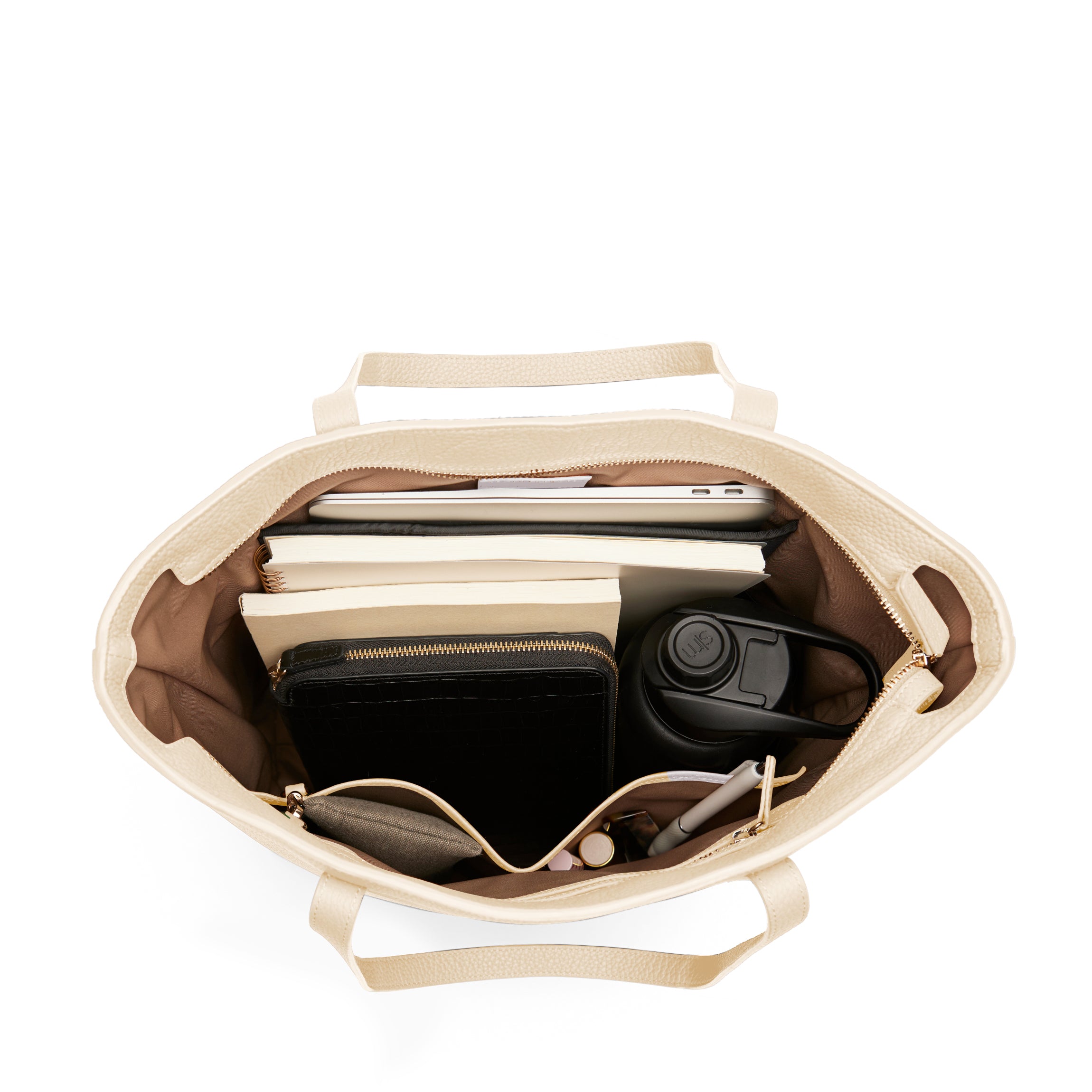 Alex Vertical Work Tote | Full Grain Leather, Sleek And Spacious