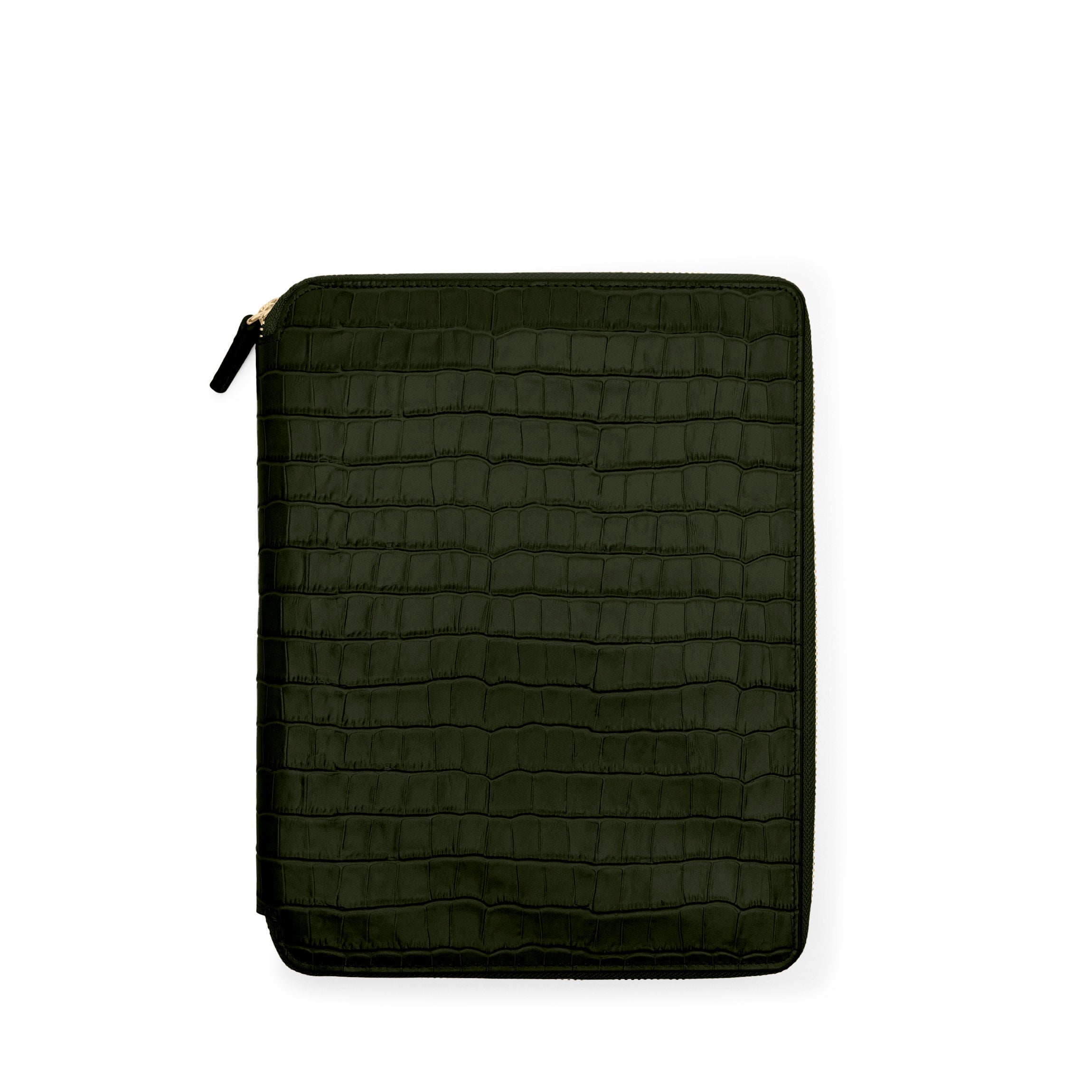 B5 Composition Zippered Spiral Journal | Full grain leather