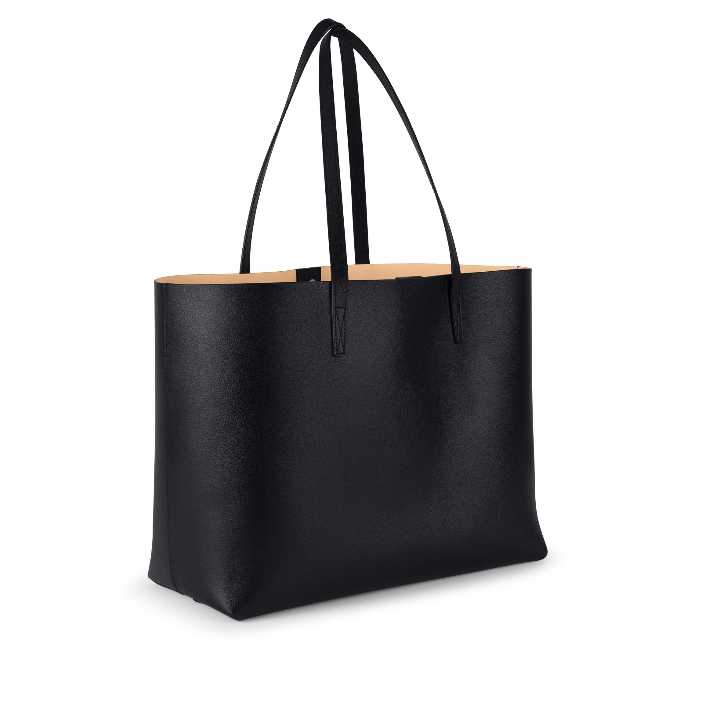 Belmont Structured Tote Full grain leather, classic and spacious