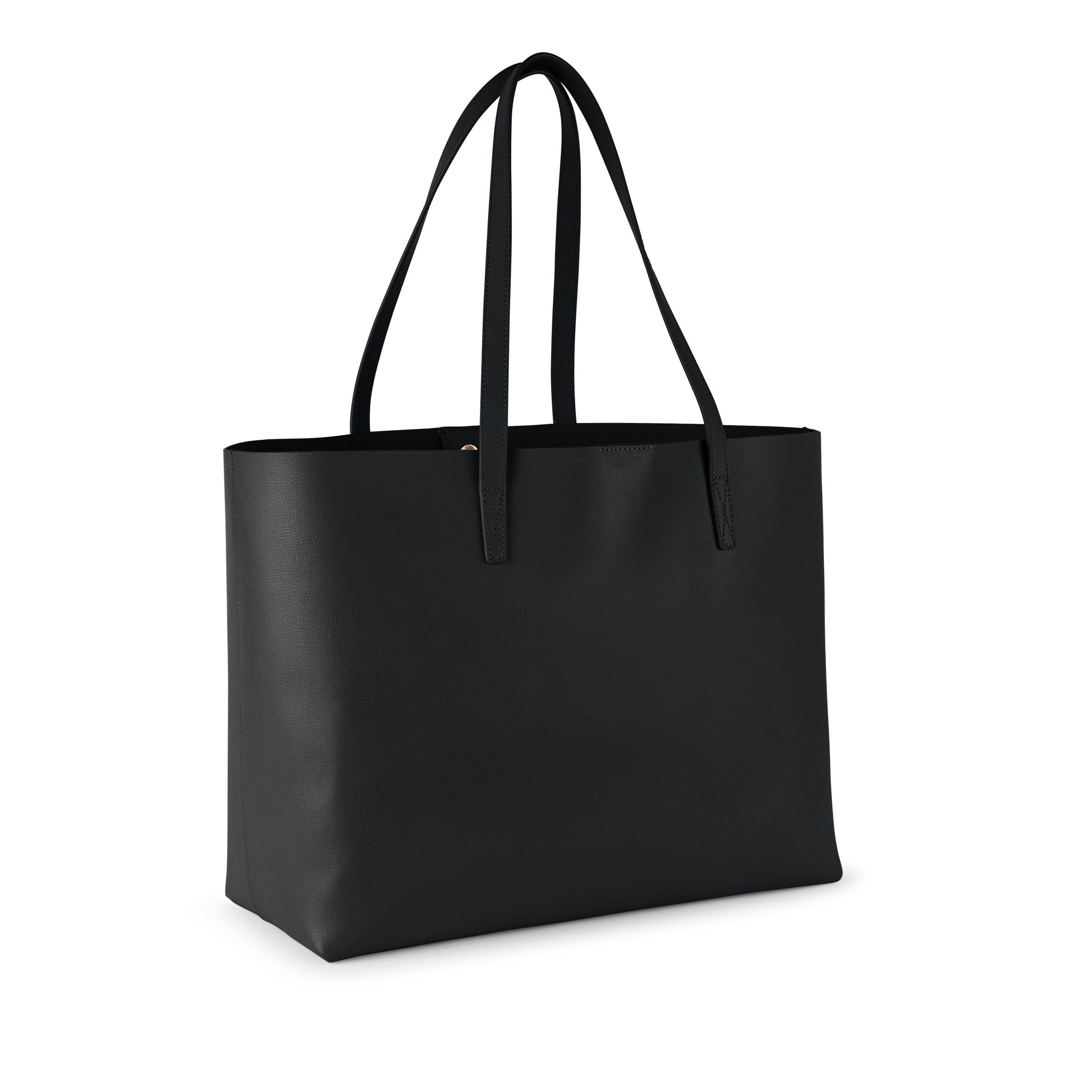 Belmont Structured Tote Full grain leather, classic and spacious