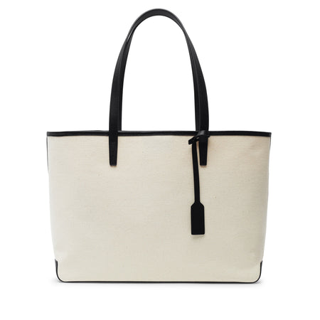 Belmont Tote in Canvas | Full grain leather, versatile canvas