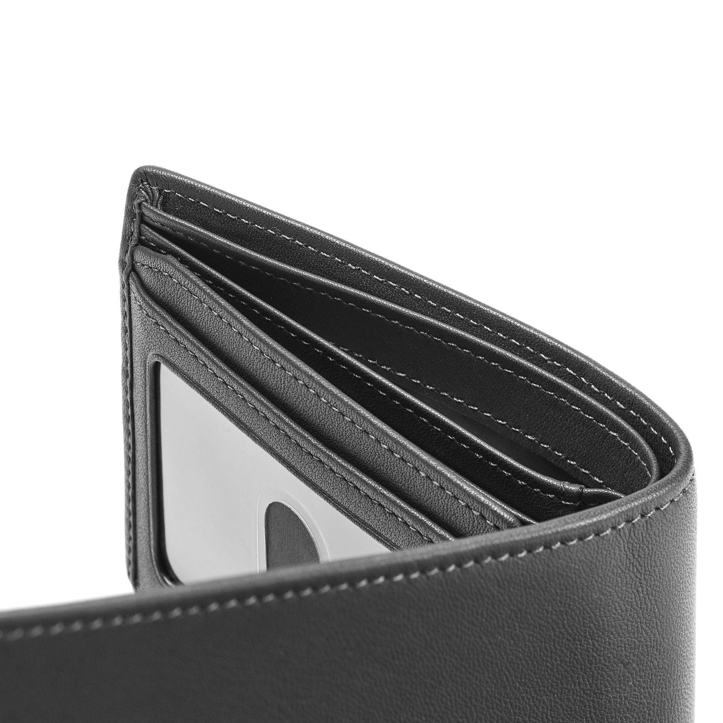 Bifold Wallet with Flap | Full grain leather, secure