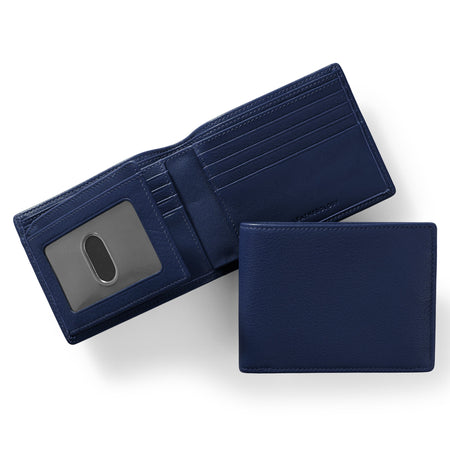 Bifold-Wallet-with-Flap-Blue-
