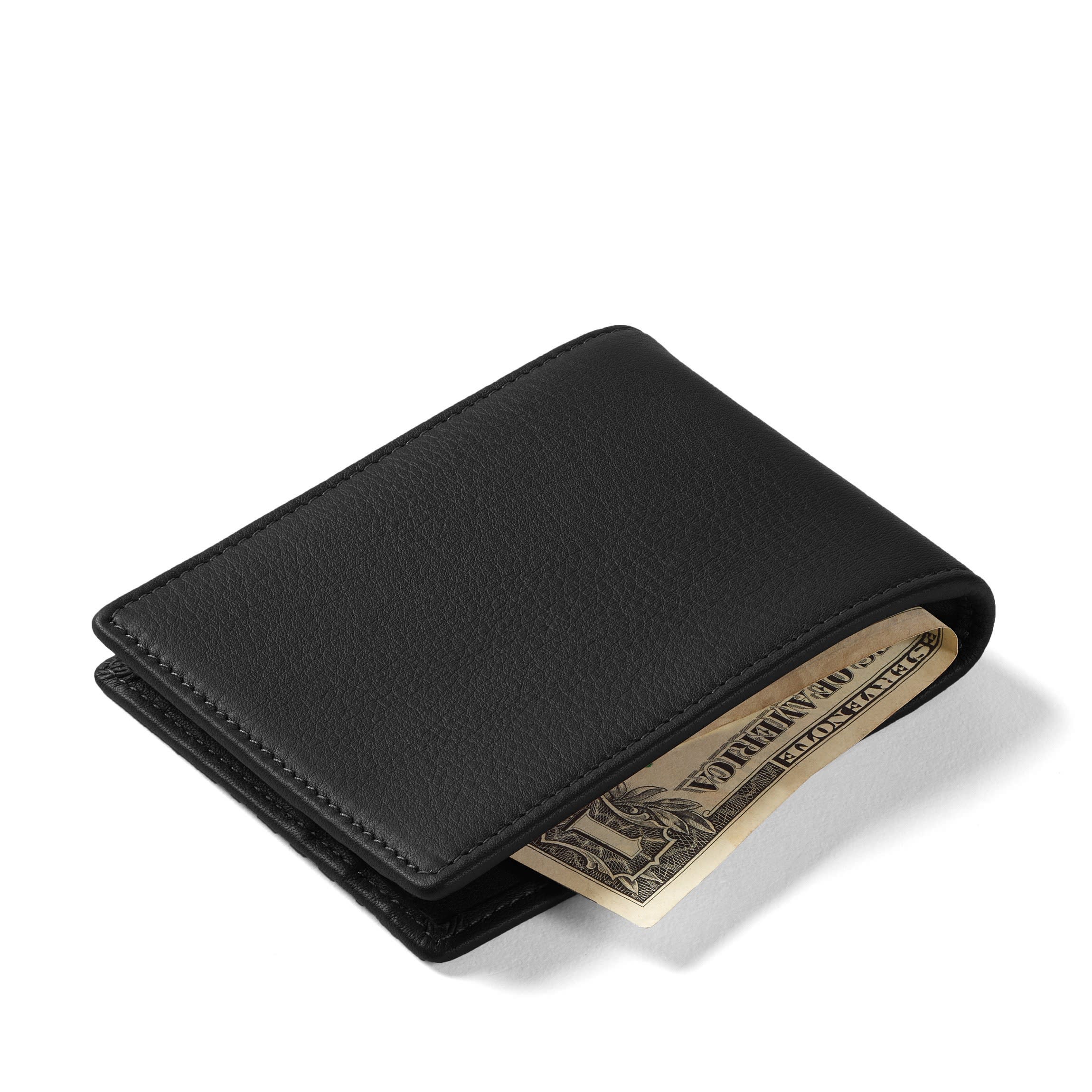 Bifold with Money Clip | Full grain leather, slim financial