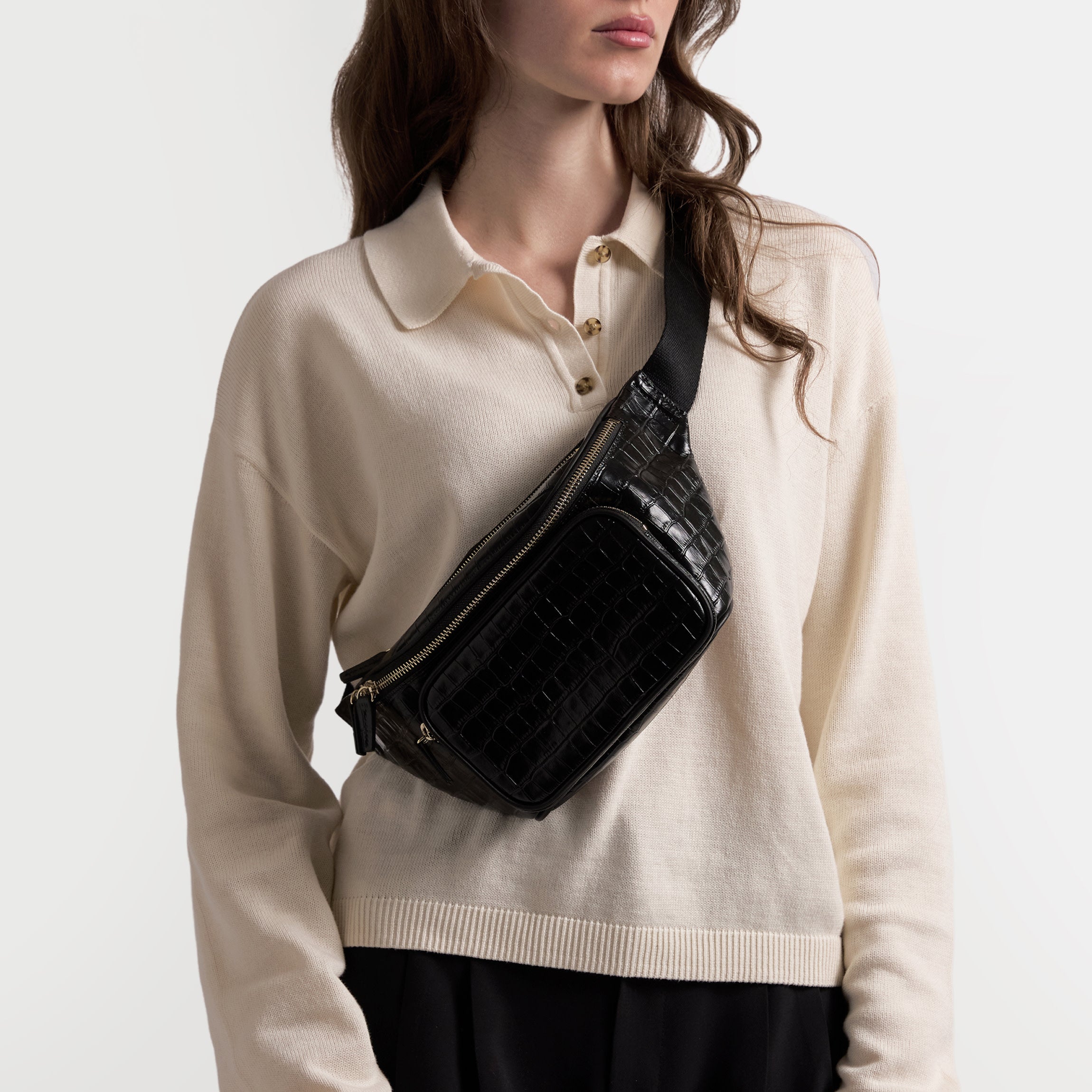 Blake Belt Bag | Full grain leather, hands-free versatility