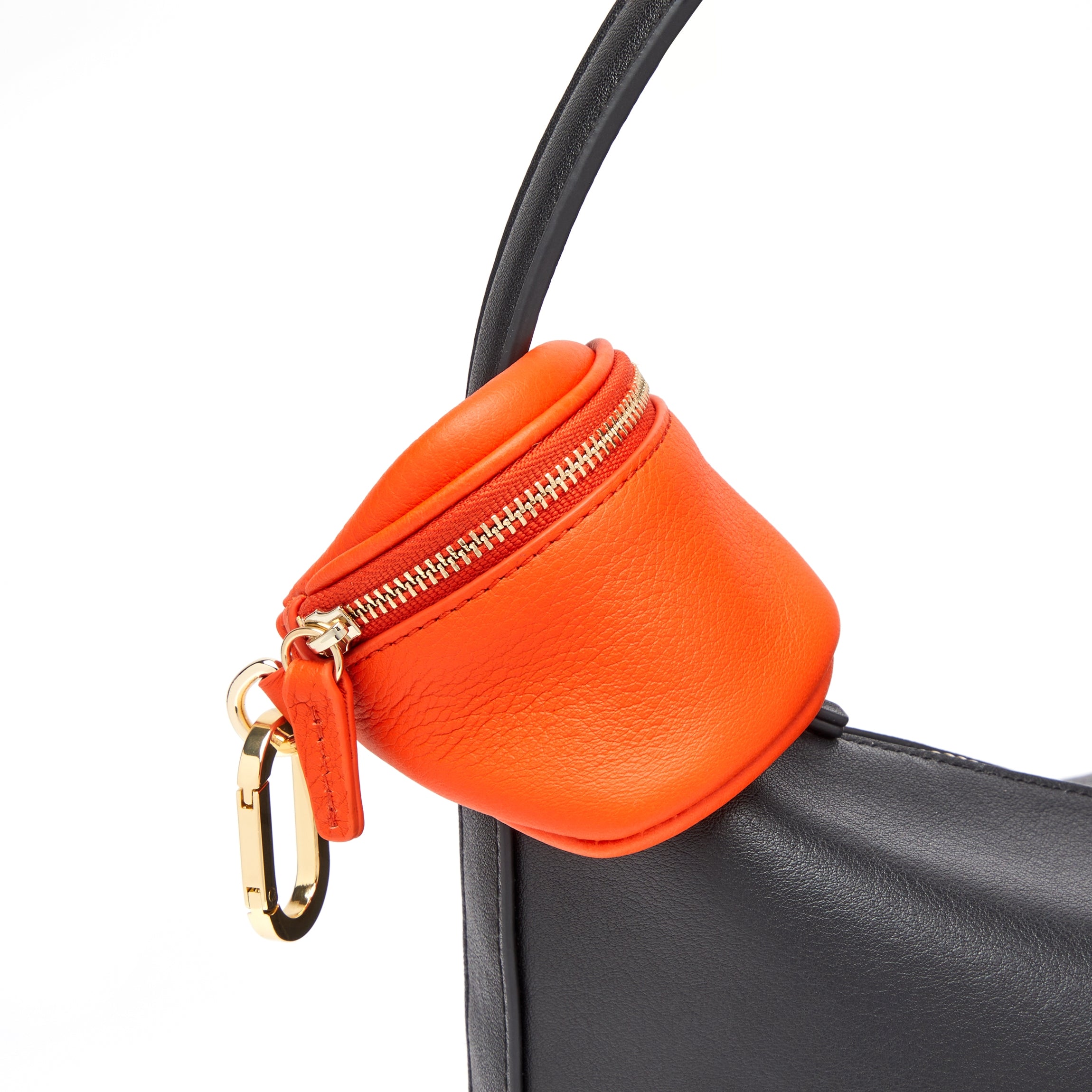Blake Mini Wrist Pouch | Full Grain Leather Clementine – Leatherology