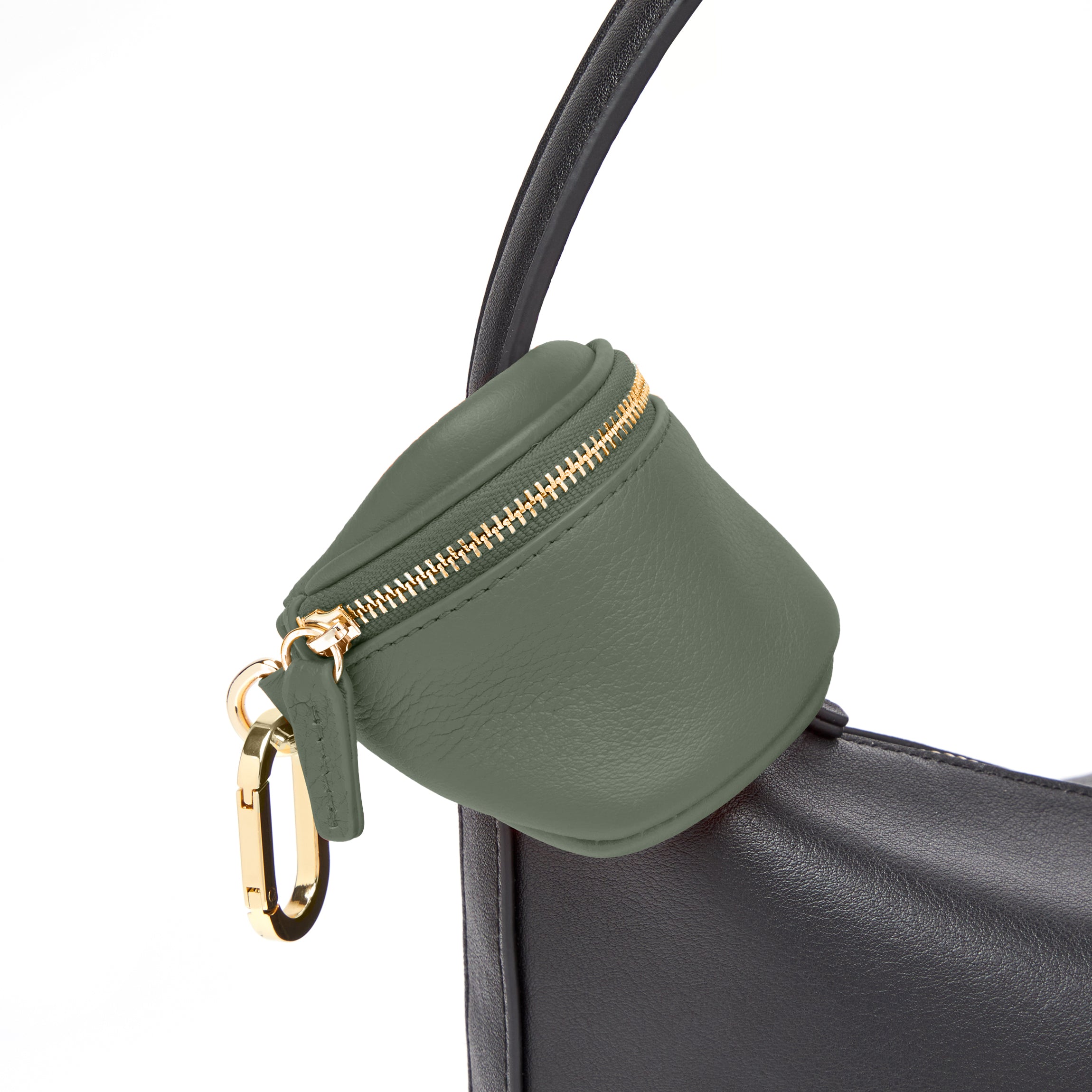 Blake Mini Wrist Pouch | Full Grain Leather Moss – Leatherology