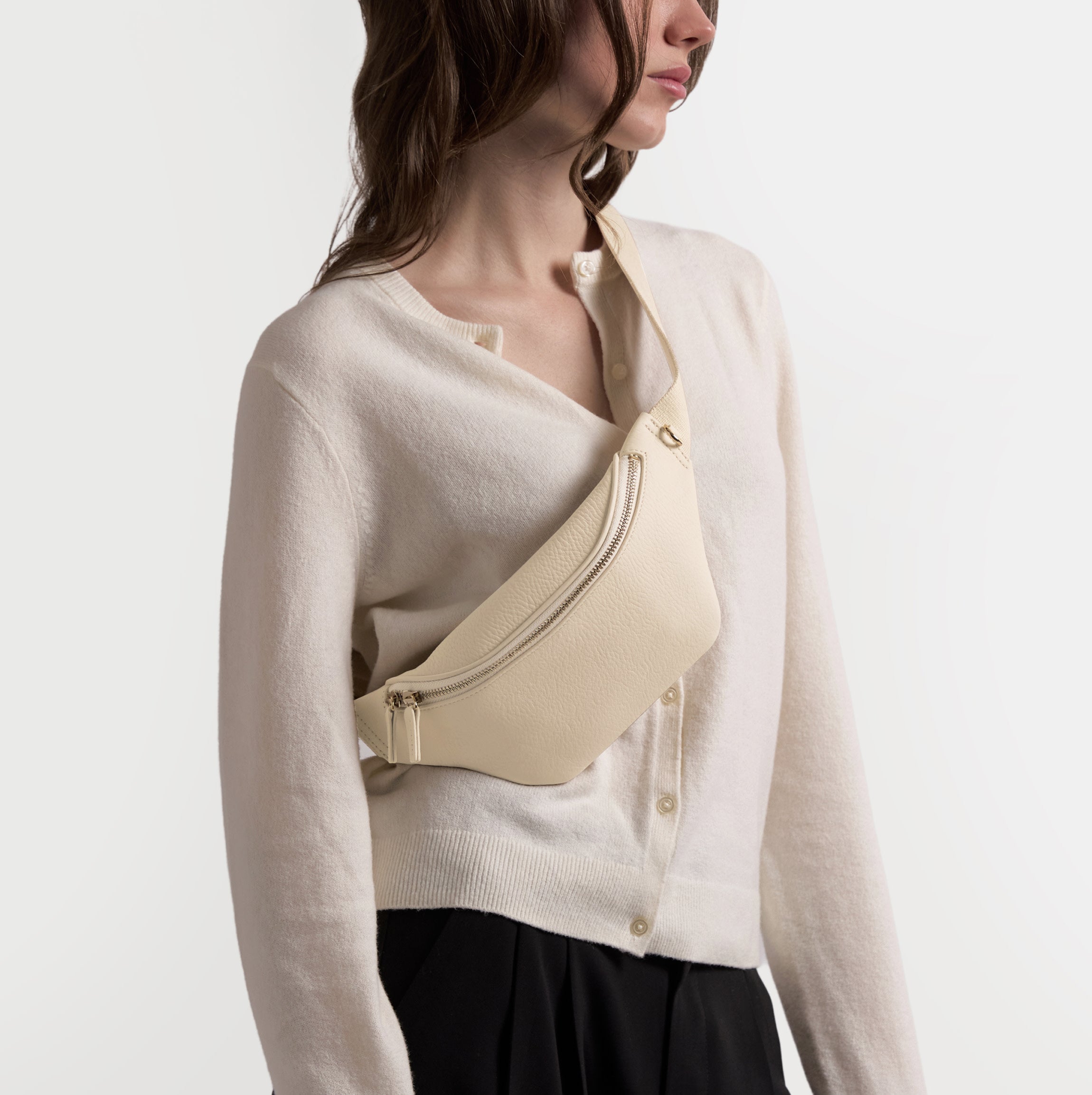 Blake Slim Belt Bag | Full Grain Leather Sand – Leatherology