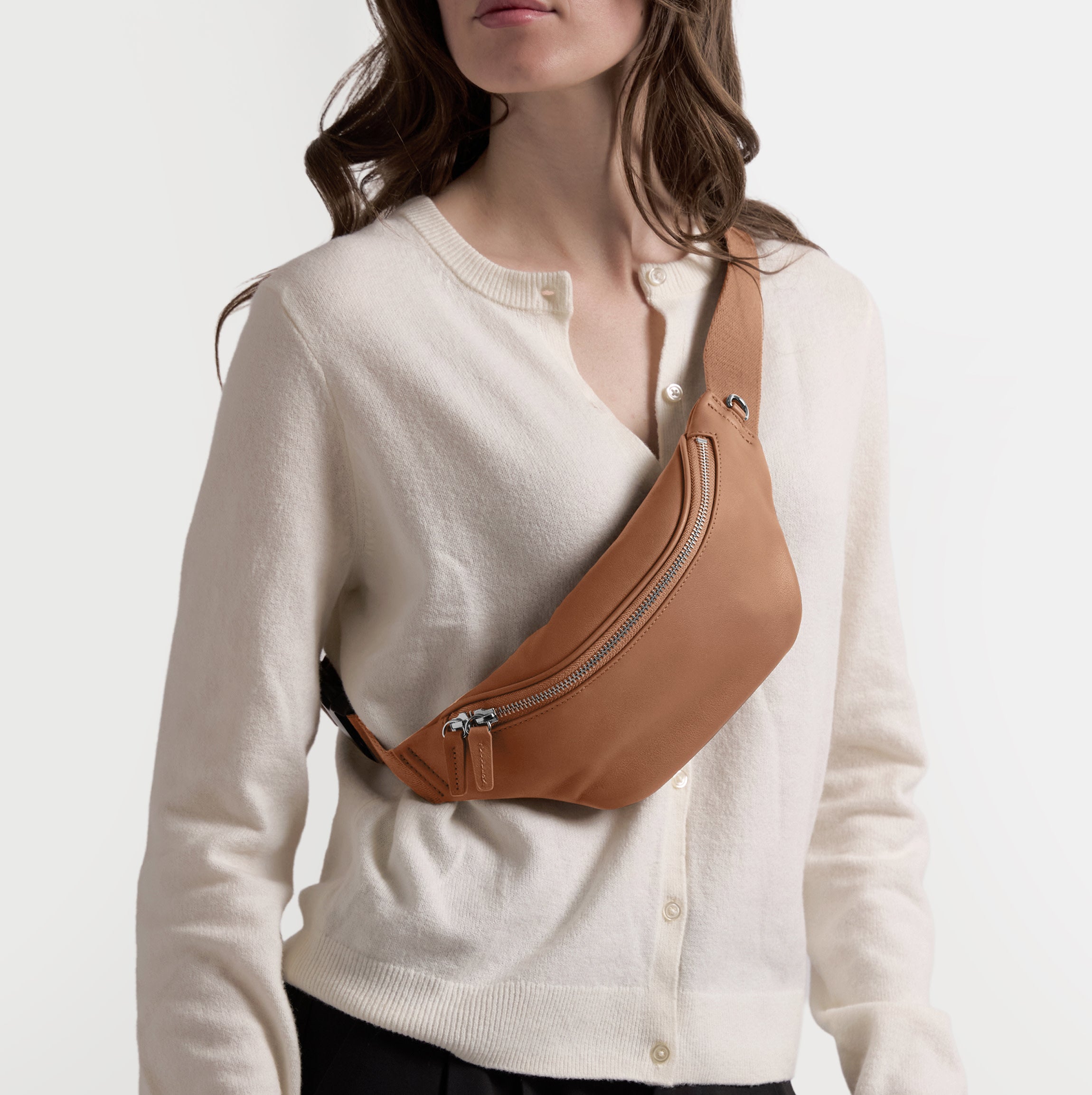 Blake Slim Belt Bag | Full Grain Leather Cognac – Leatherology
